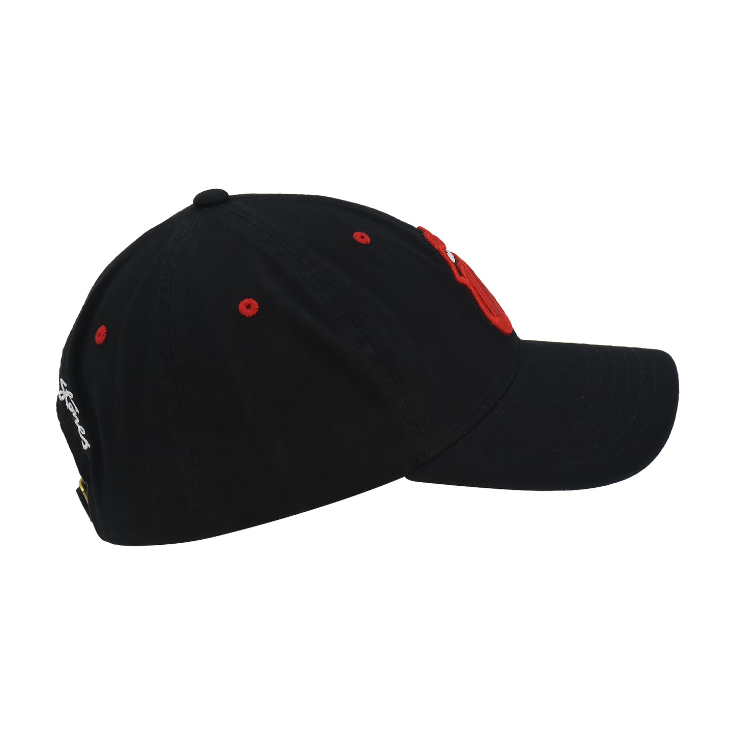 Concept One Rolling Stones Women's Dad Hat, Lips Logo Adjustable Cotton Baseball Cap with Curved Brim