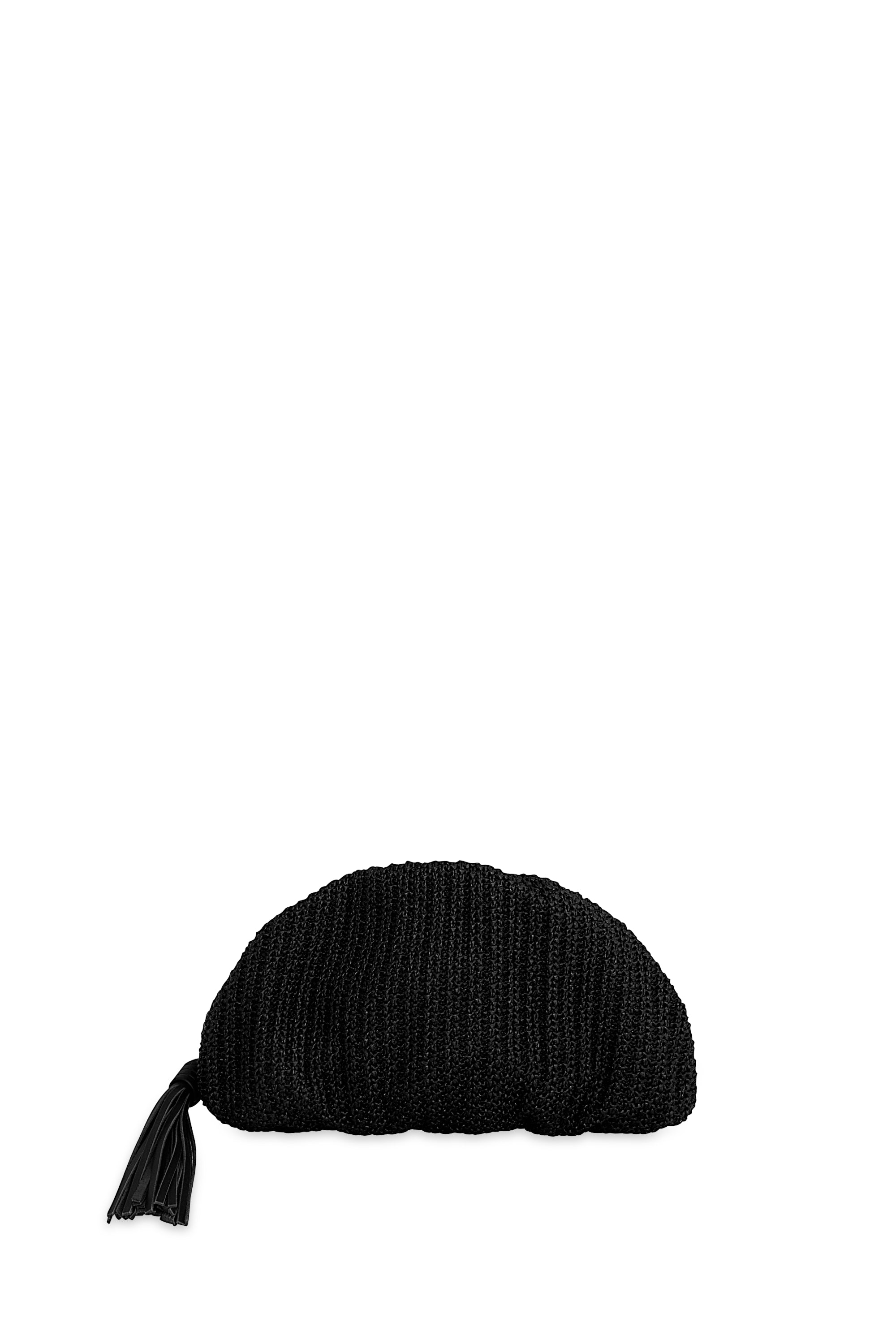 Rebecca Minkoff Ruched Raffia Clutch Bag