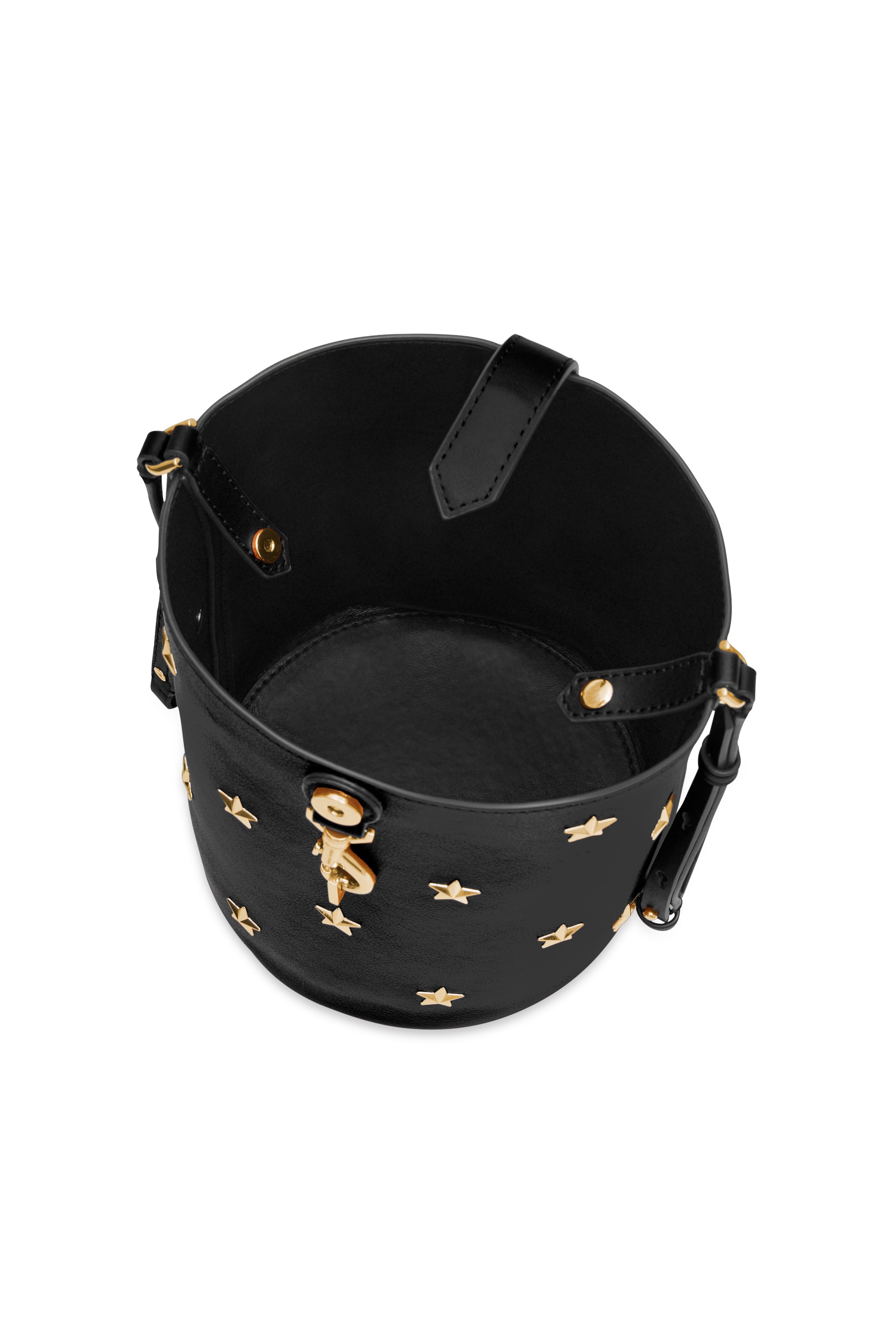 Rebecca Minkoff Megan Small Bucket Leather Bag with Stars