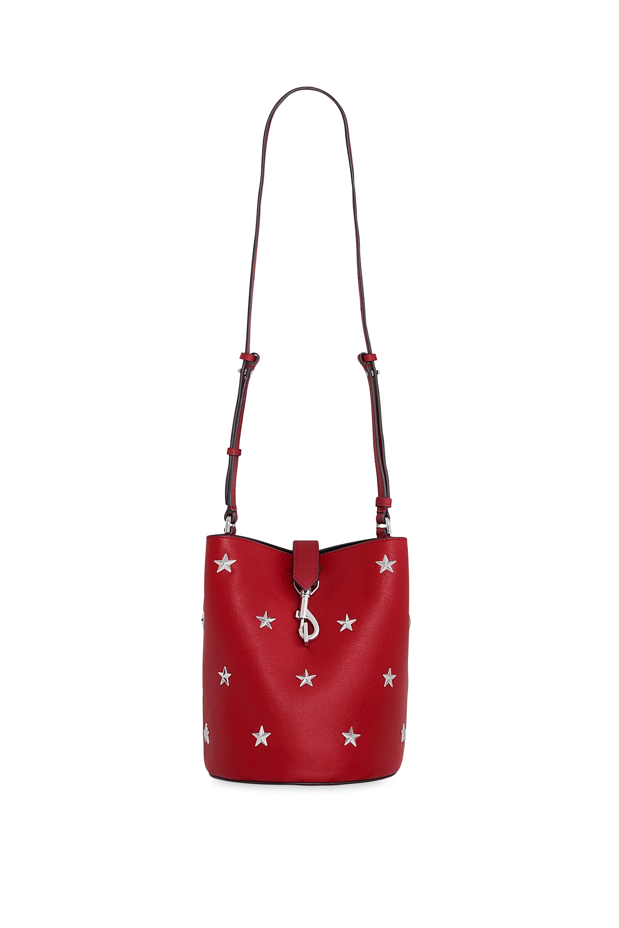 Rebecca Minkoff Megan Small Bucket Leather Bag with Stars