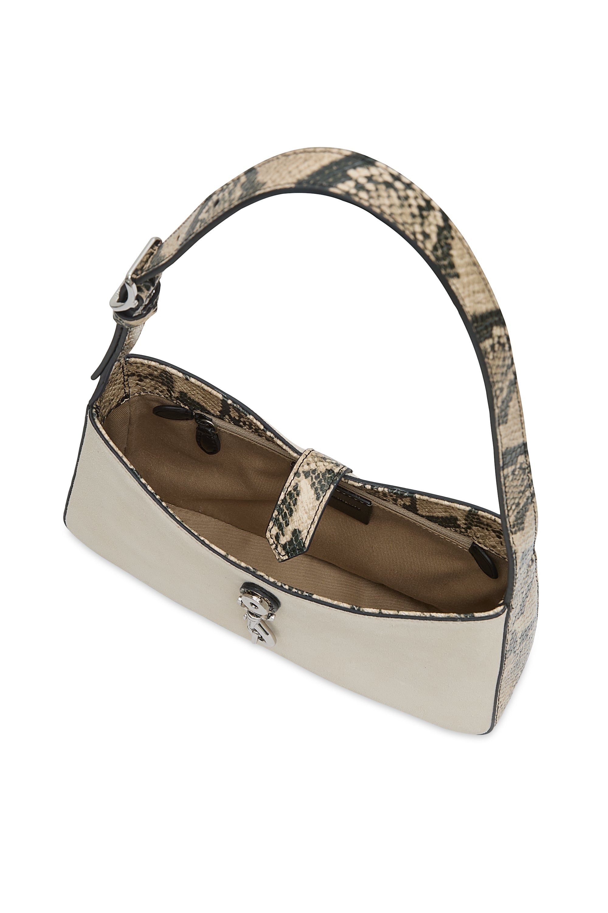 Rebecca Minkoff Megan Snake Print Shoulder Bag