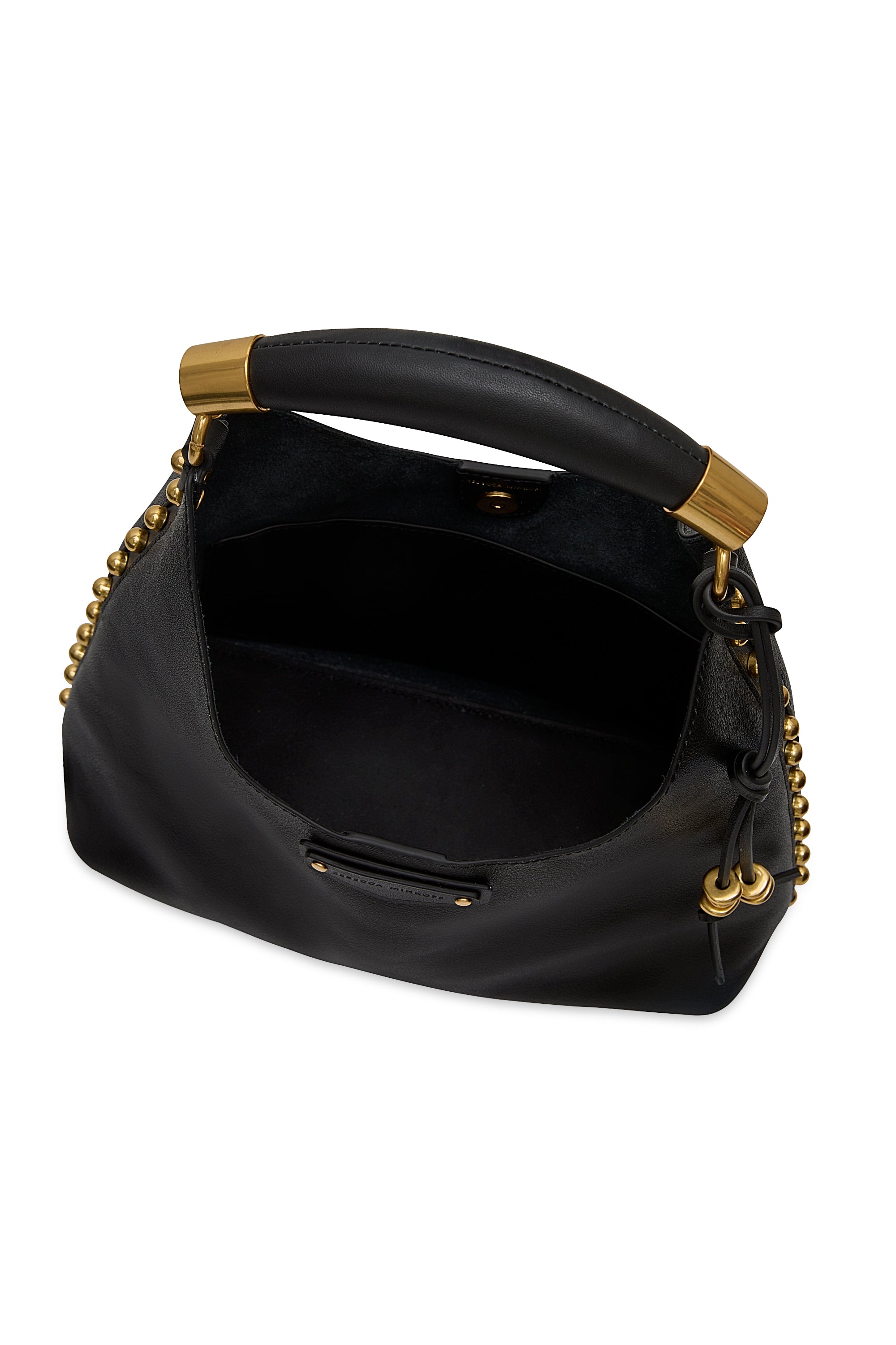 Rebecca Minkoff Nolita Top Handle Leather Bag with Studded Trim