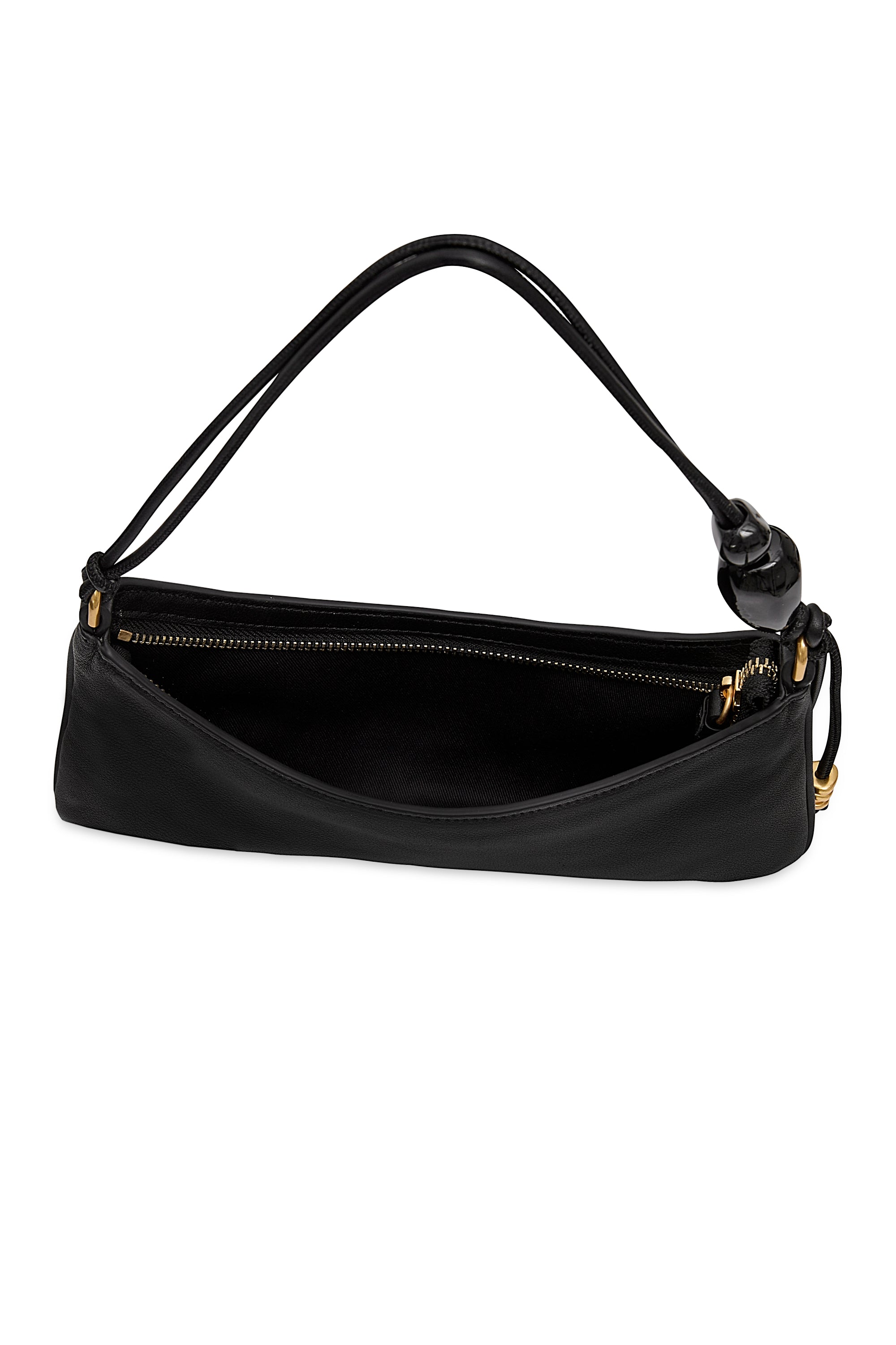 Rebecca Minkoff Reina Shoulder Bag – Black Leather Shoulder Purse
