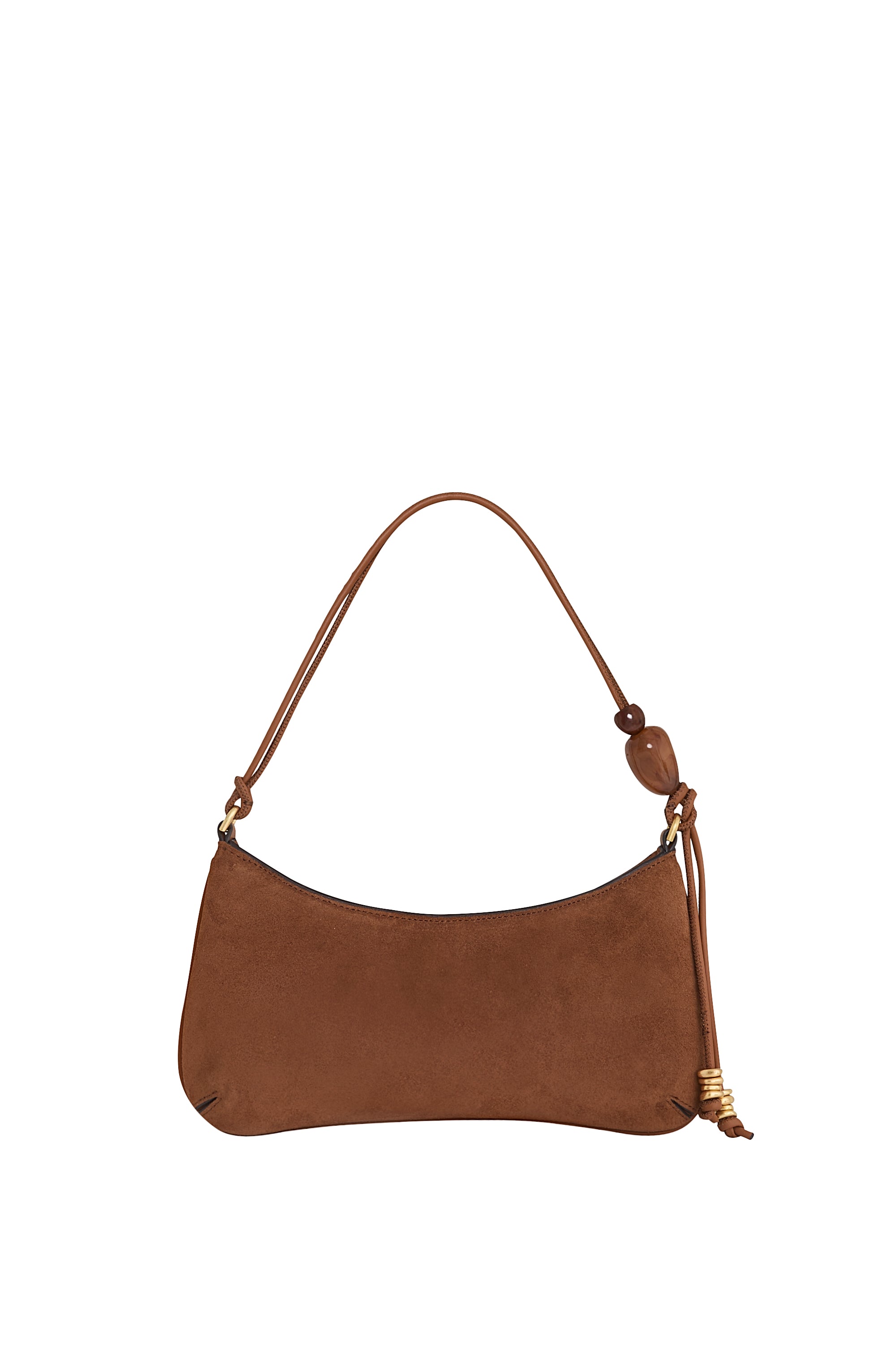 Rebecca Minkoff Reina Shoulder Bag – Cocoa Suede Shoulder Purse