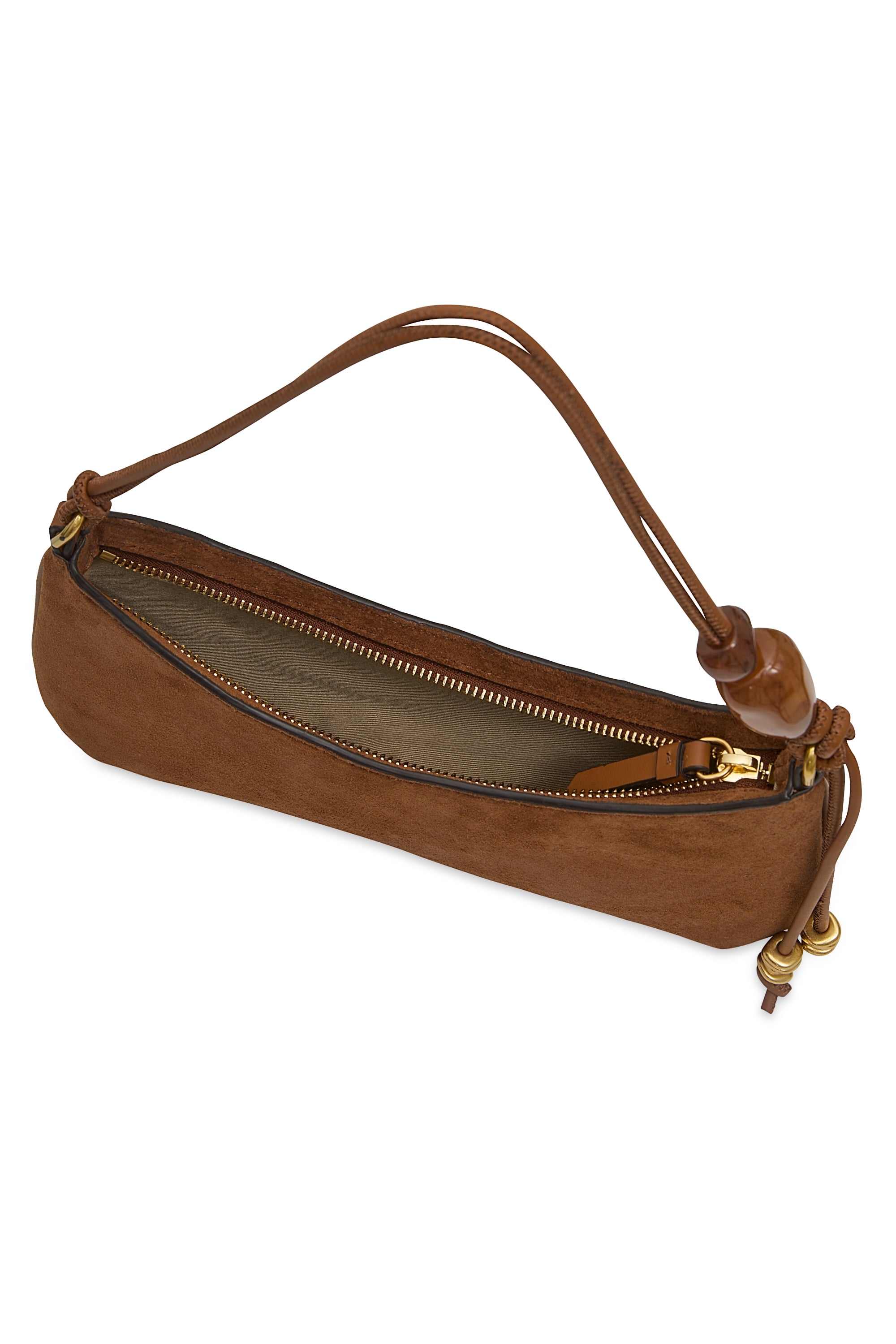 Rebecca Minkoff Reina Shoulder Bag – Cocoa Suede Shoulder Purse