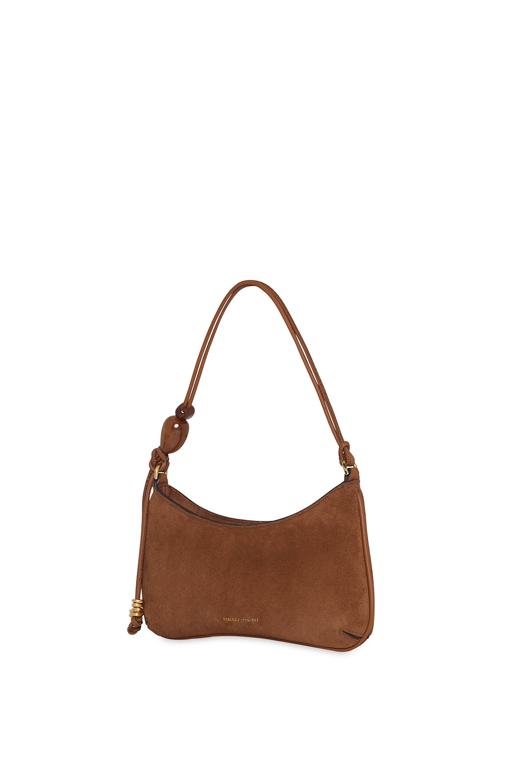 Rebecca Minkoff Reina Shoulder Bag – Cocoa Suede Shoulder Purse
