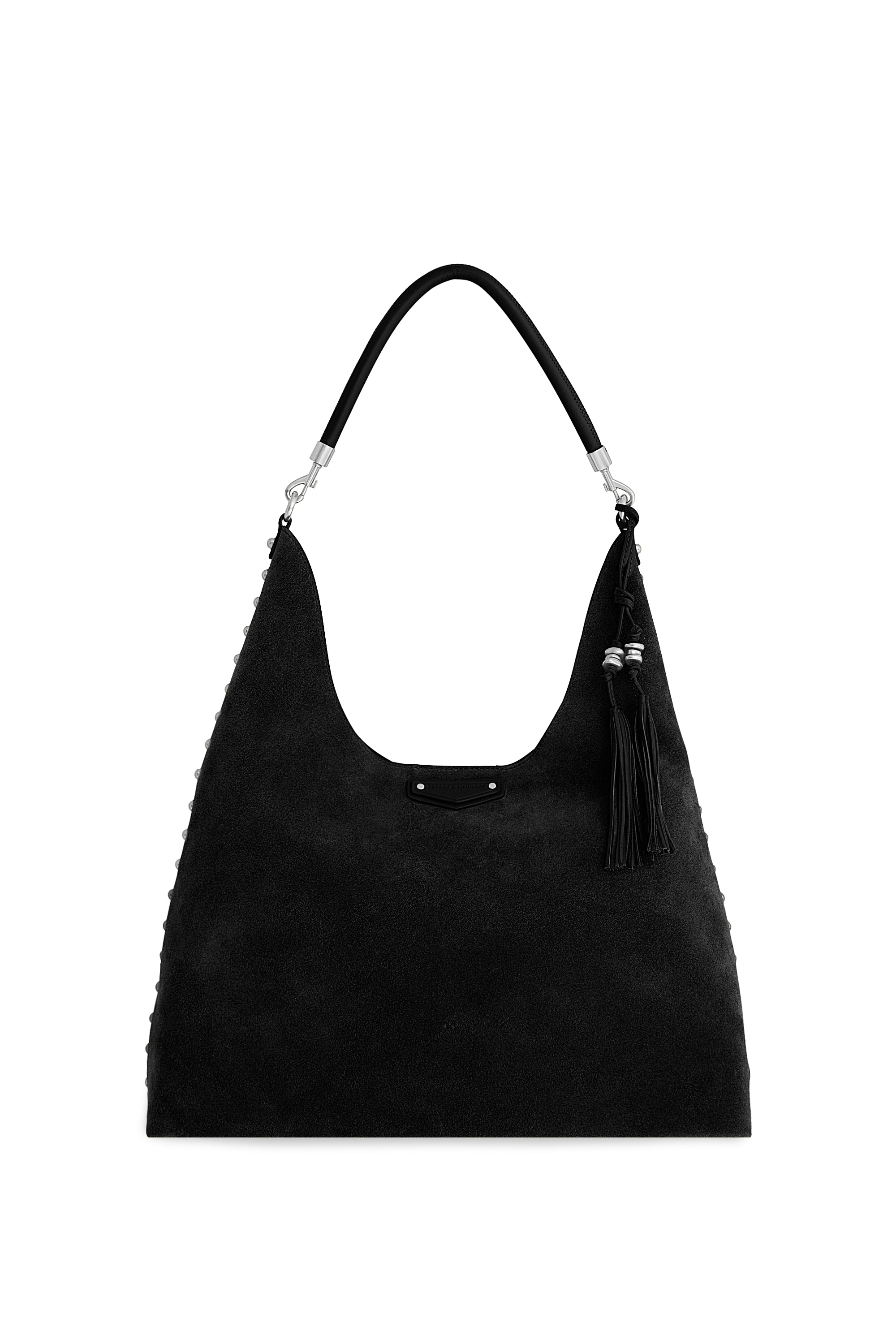 Rebecca Minkoff Nolita Small Hobo With Crossbody Strap Black