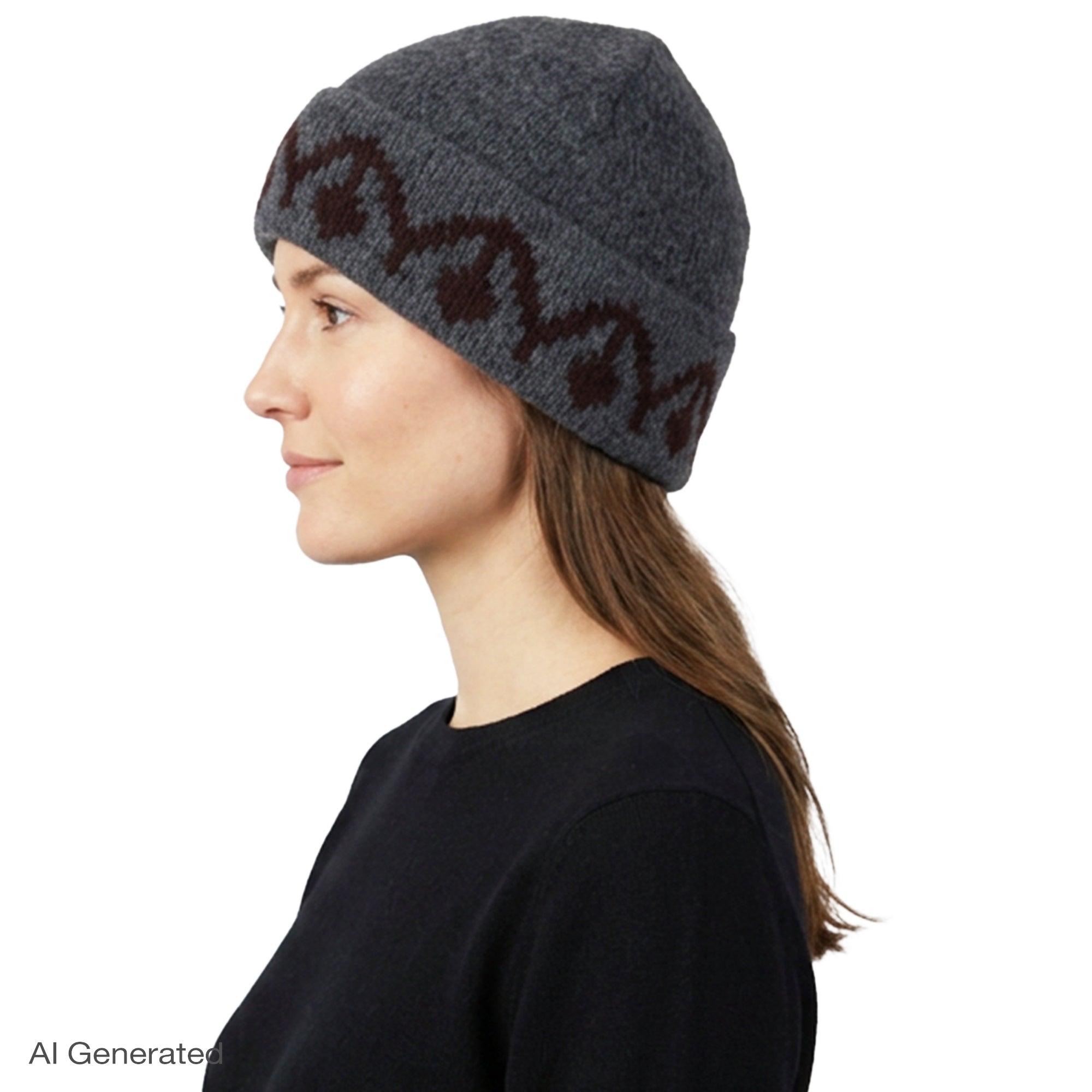 Rebecca Minkoff Monogram Cuff Knit Beanie