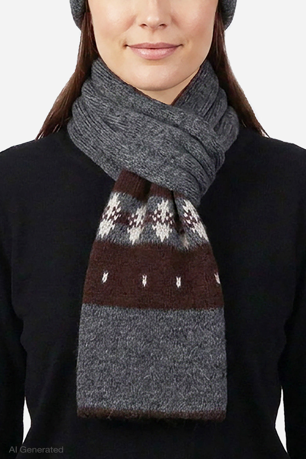 Rebecca Minkoff Heather Knit Ikat Scarf