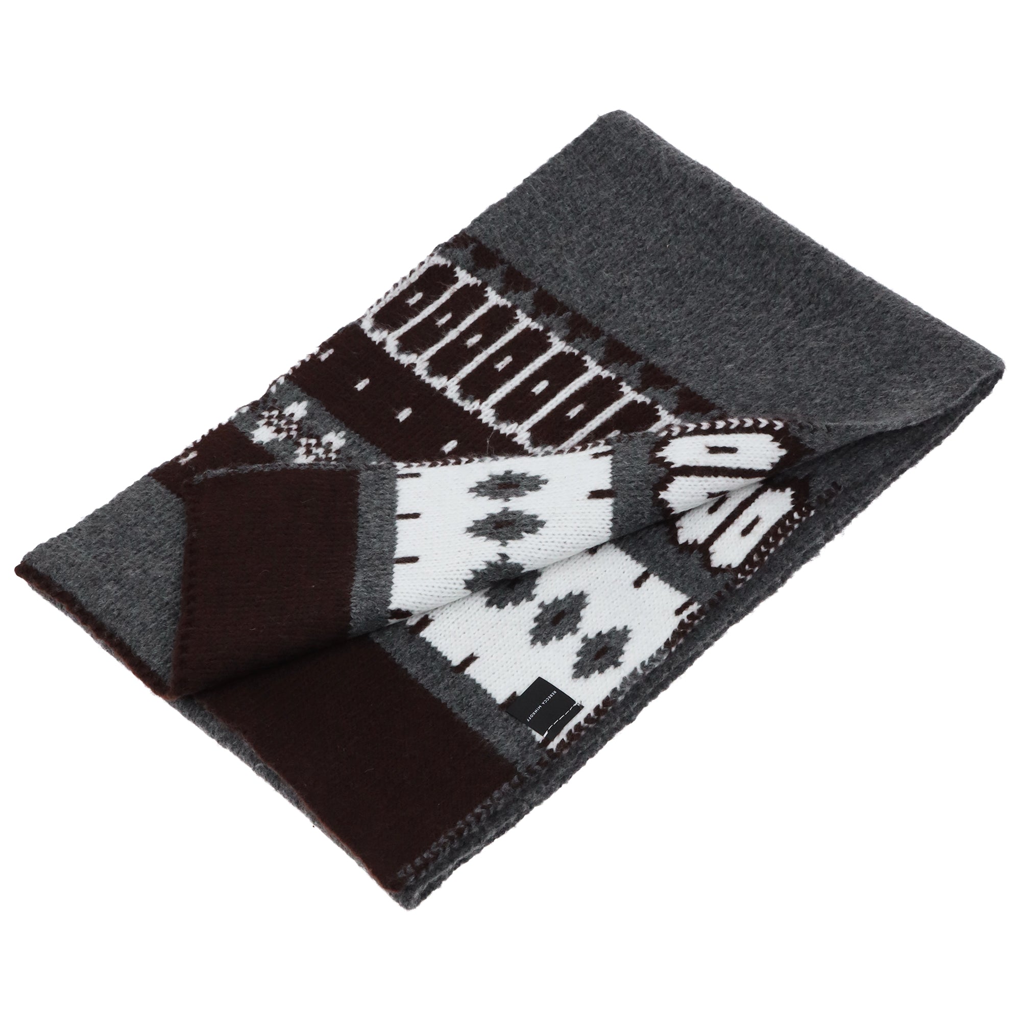 Rebecca Minkoff Heather Knit Ikat Scarf