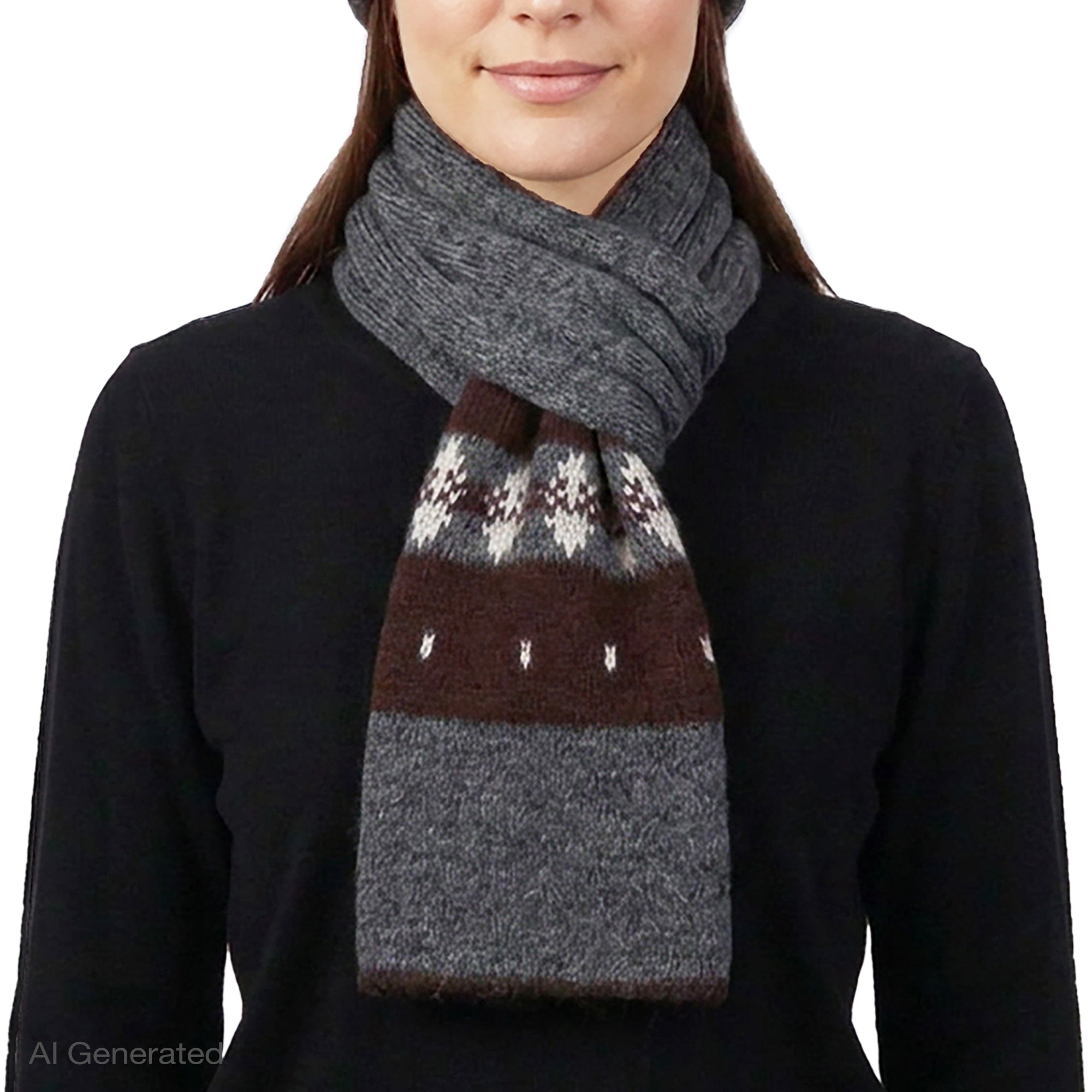Rebecca Minkoff Heather Knit Ikat Scarf