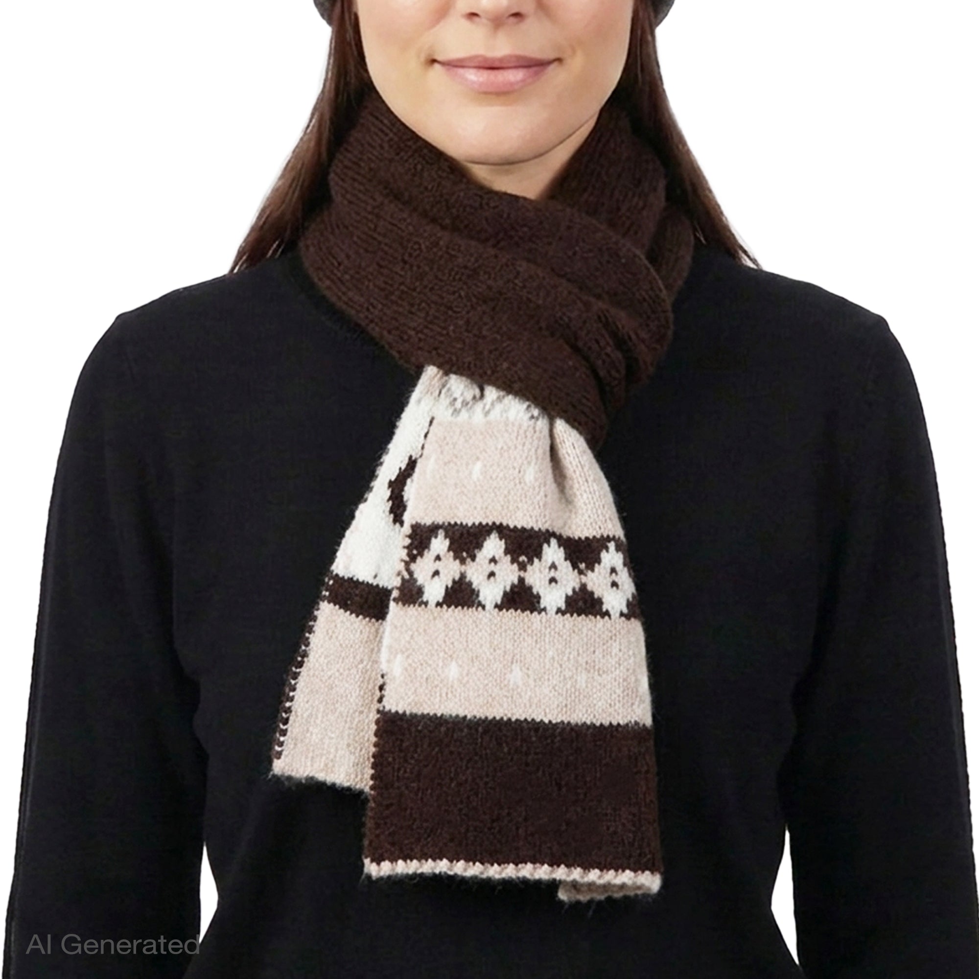Rebecca Minkoff Heather Knit Ikat Scarf