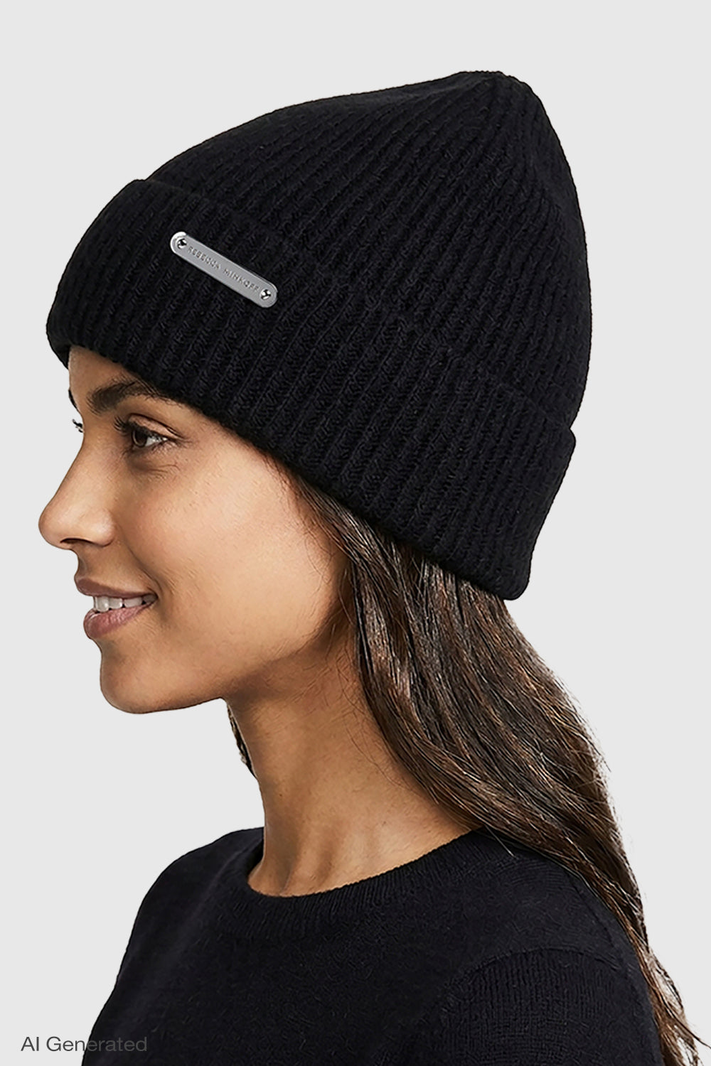 Rebecca Minkoff Rib Knit Cuff Beanie