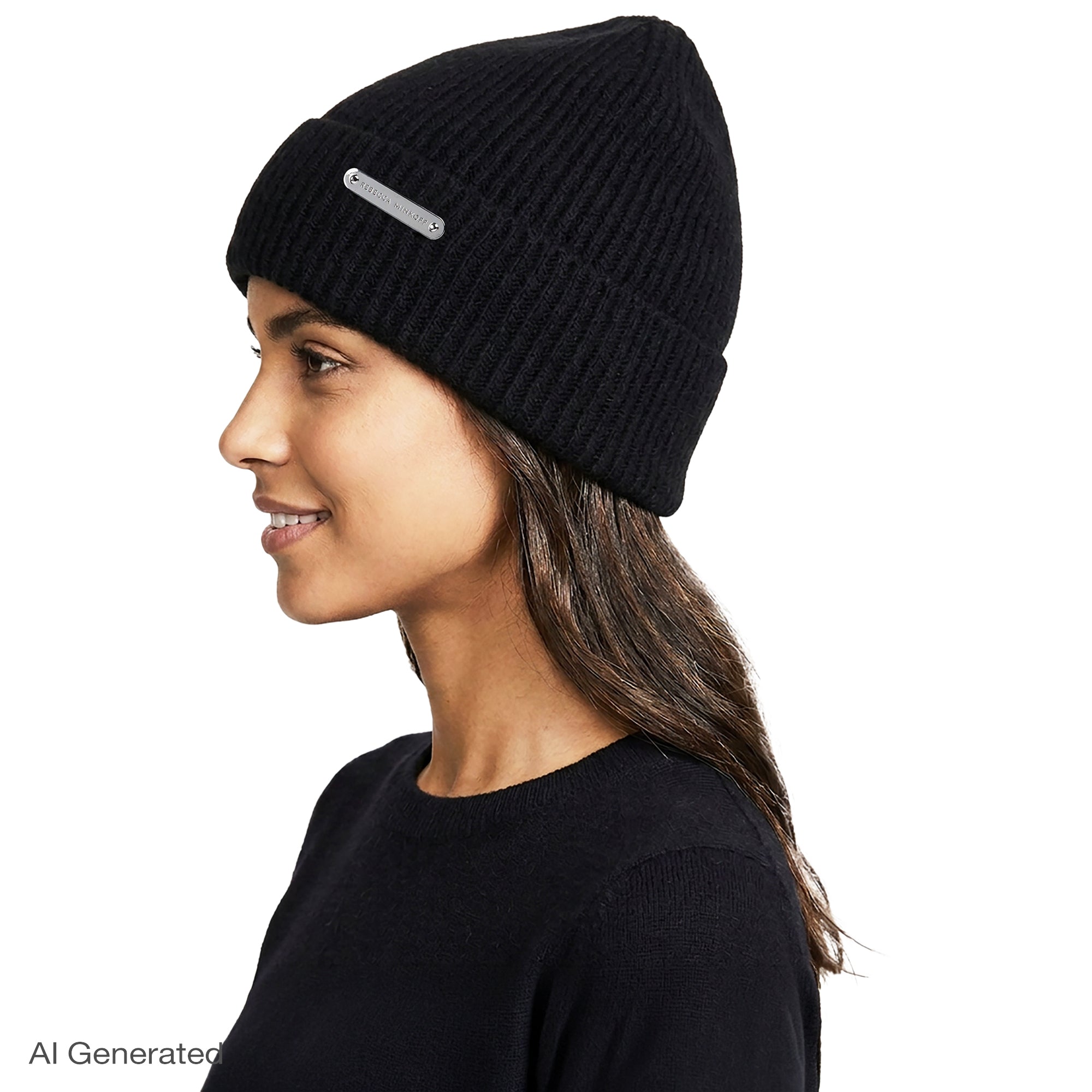 Rebecca Minkoff Rib Knit Cuff Beanie