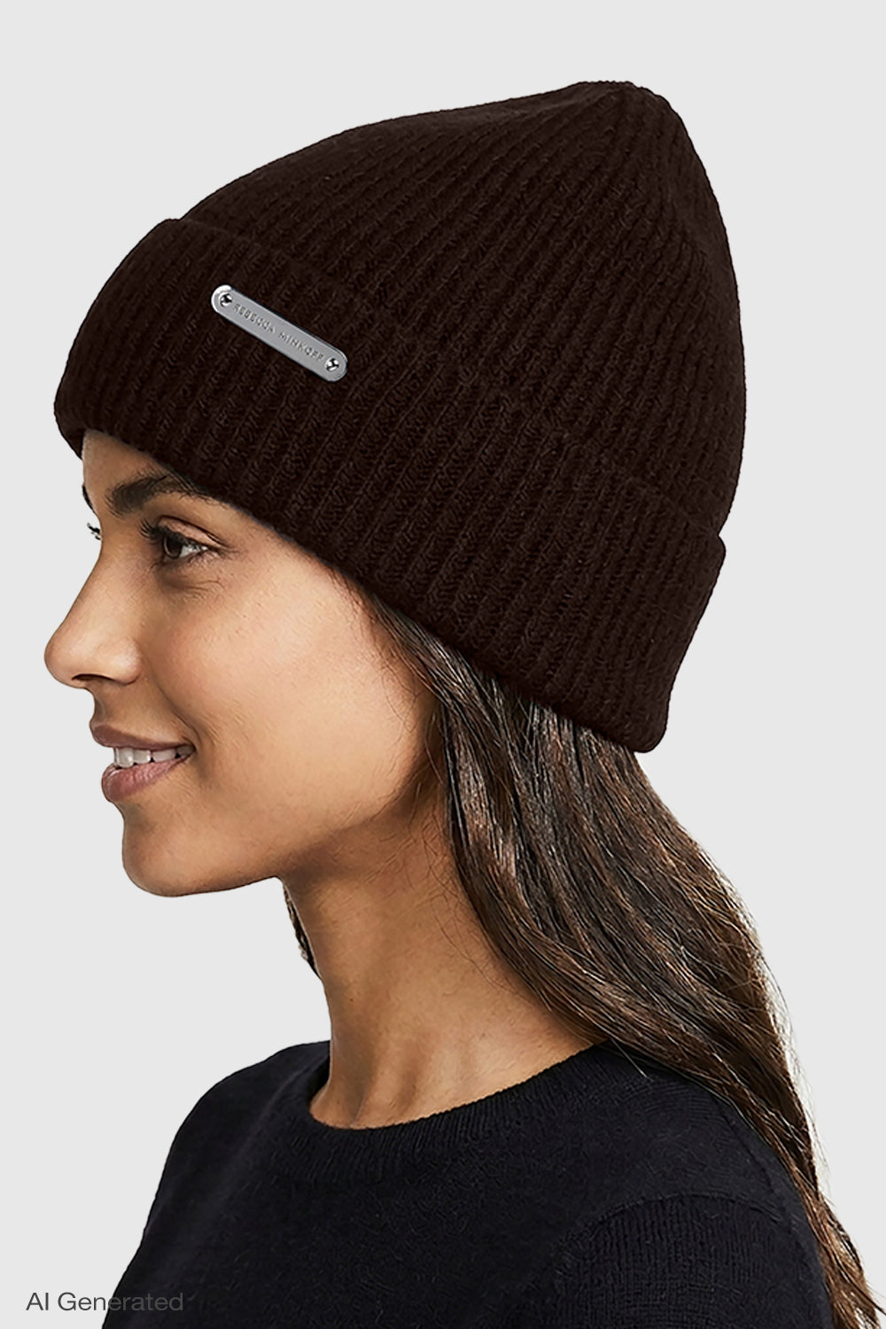 Rebecca Minkoff Rib Knit Cuff Beanie