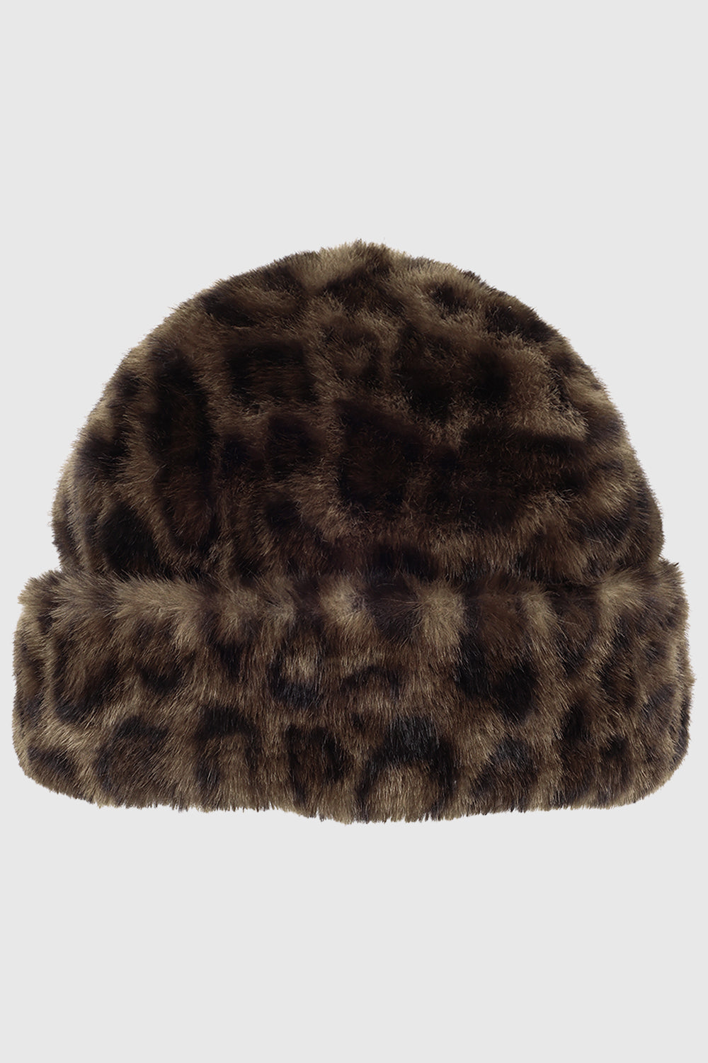 Rebecca Minkoff Faux Shearling Rounded Hat Brown