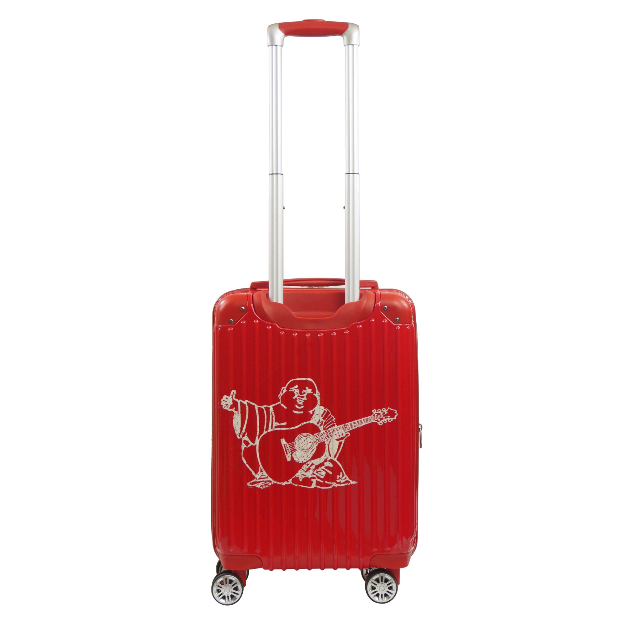 True Religion 22.5" Hardcase Red carry-on with big logo