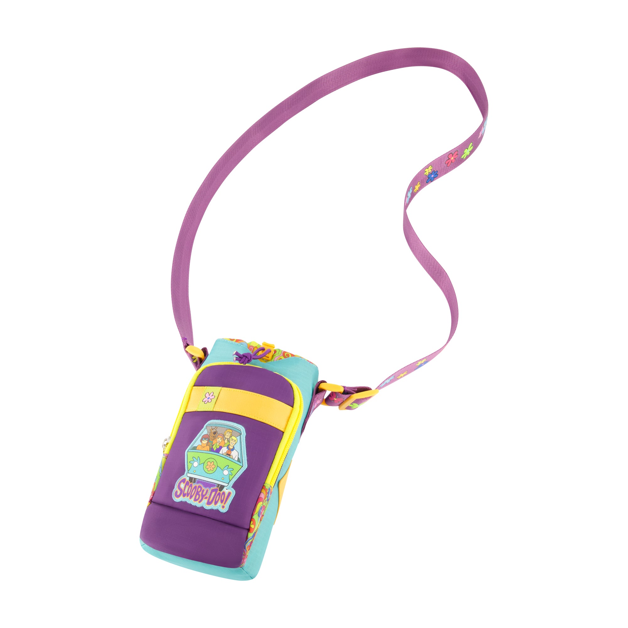Scooby- Doo Mystery Machine Water Bottle Crossbody, Multi