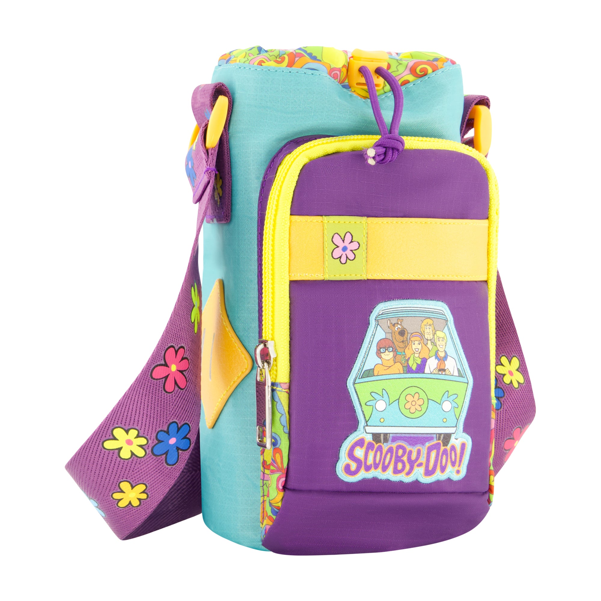 Scooby- Doo Mystery Machine Water Bottle Crossbody, Multi