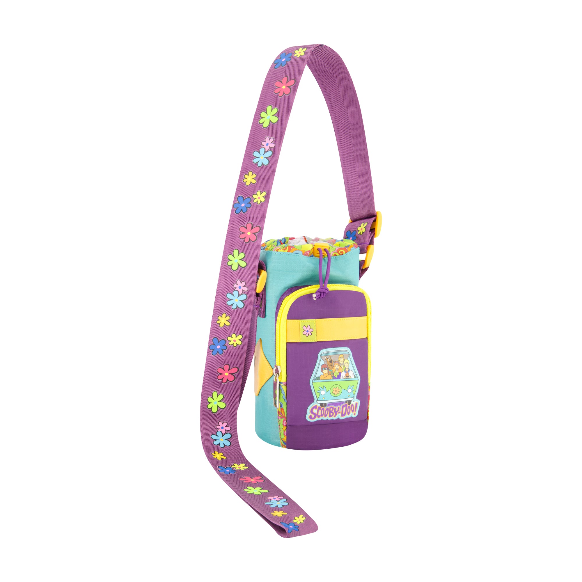 Scooby- Doo Mystery Machine Water Bottle Crossbody, Multi
