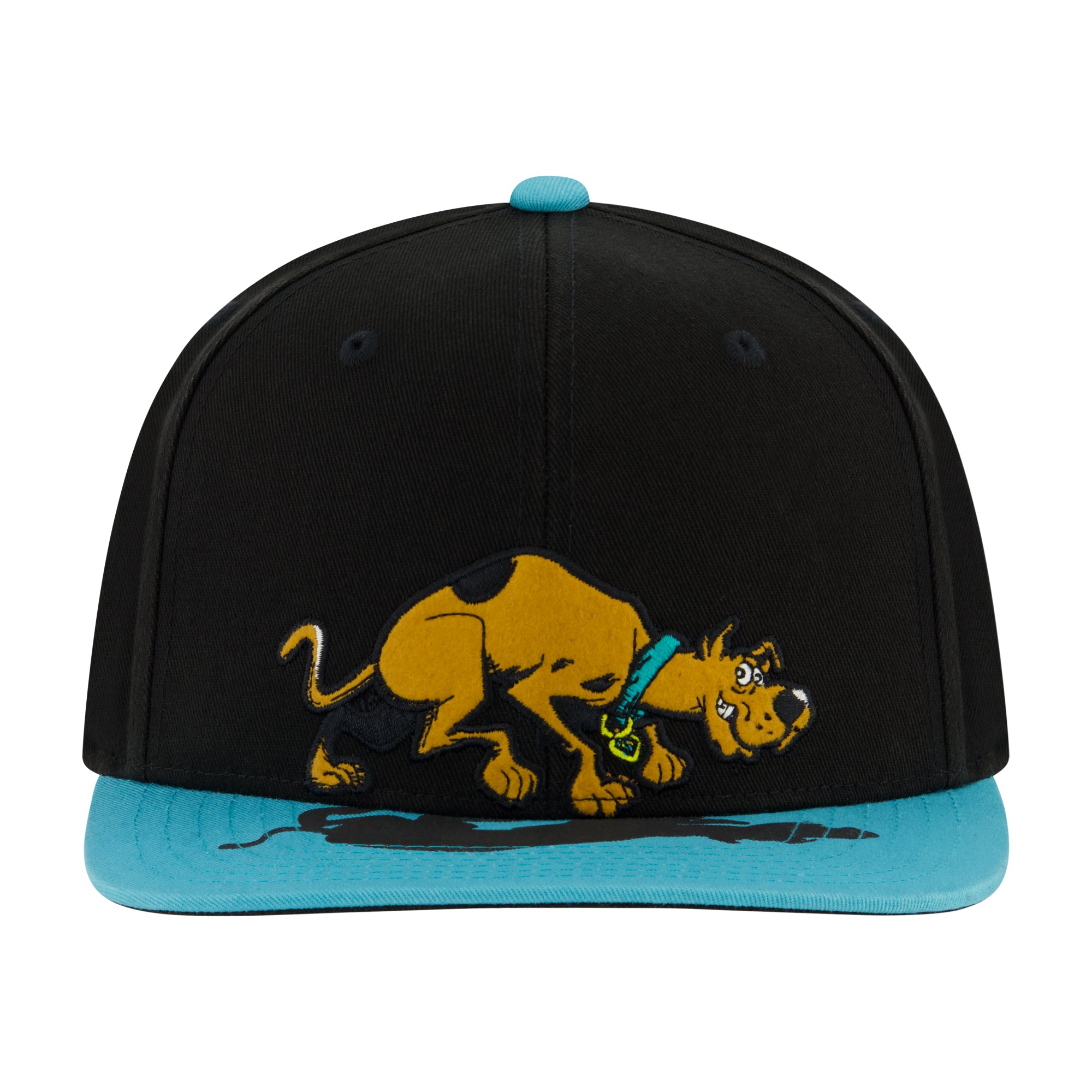 Scooby-Doo Embroidered Snapback Hat – Adjustable Flat Brim Cap