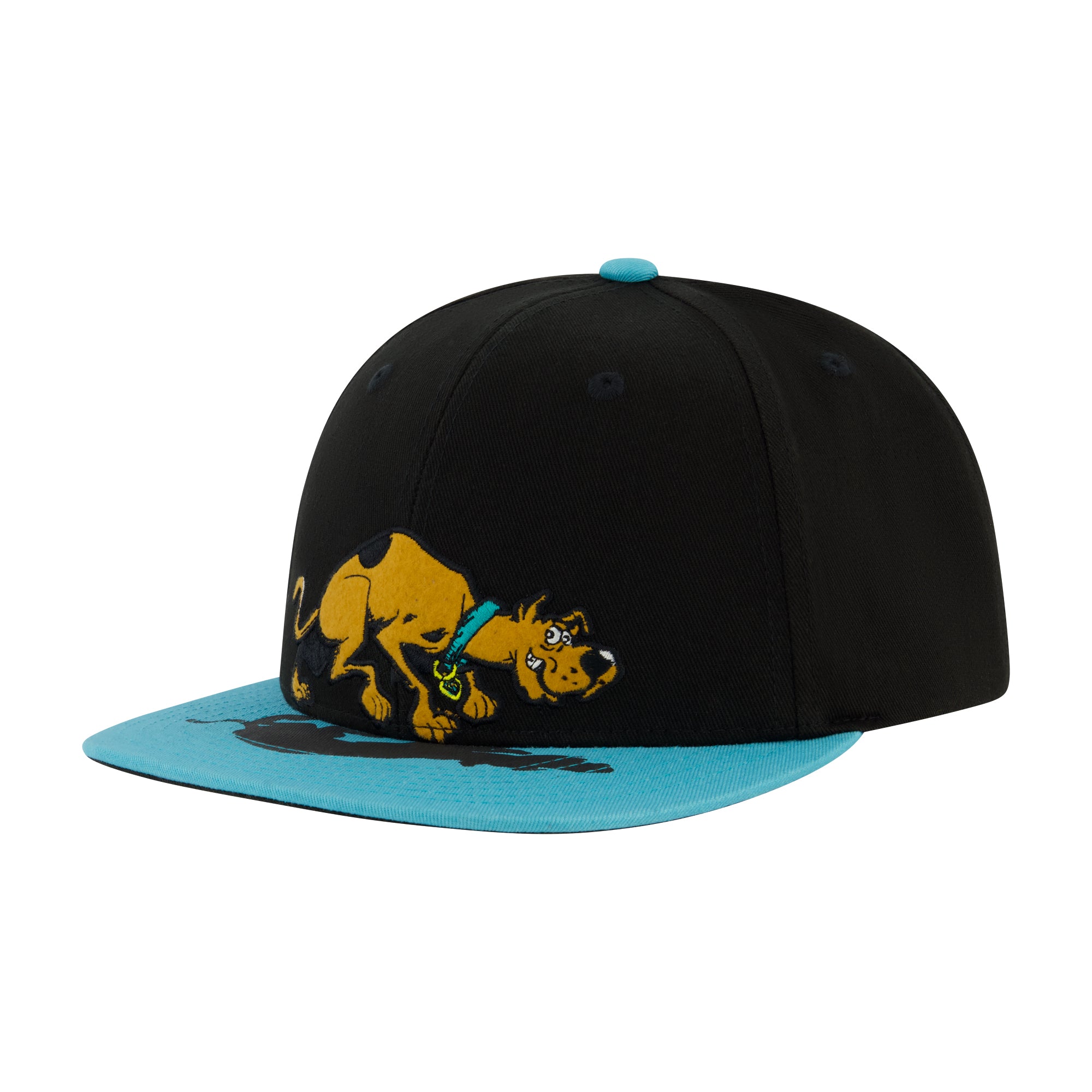 Scooby-Doo Embroidered Snapback Hat – Adjustable Flat Brim Cap