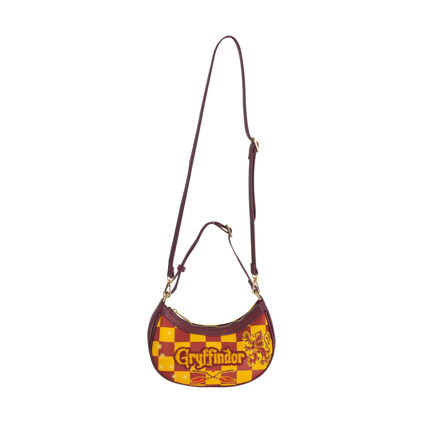 Fred Segal Harry Potter Checker Gryffindor Shoulder Bag, Red