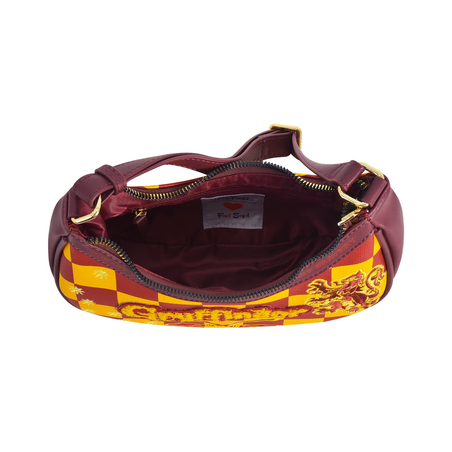Fred Segal Harry Potter Checker Gryffindor Shoulder Bag, Red