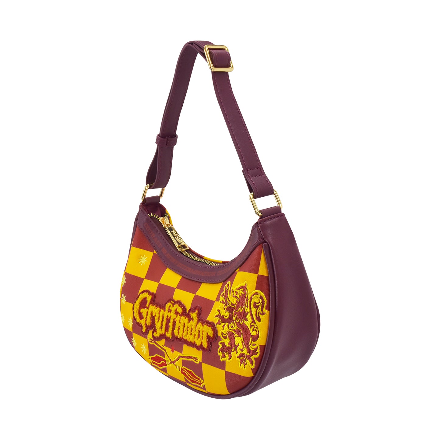 Fred Segal Harry Potter Checker Gryffindor Shoulder Bag, Red
