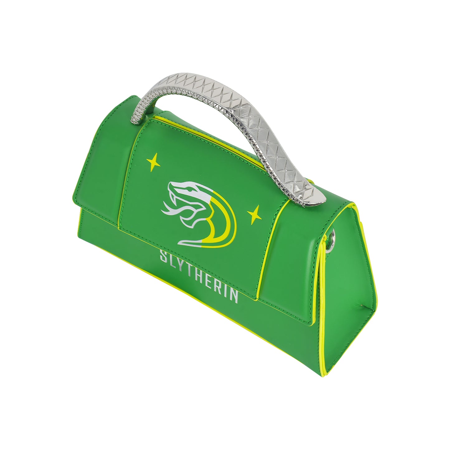 Fred Segal Harry Potter Slytherin Mascot flap Satchel, Green