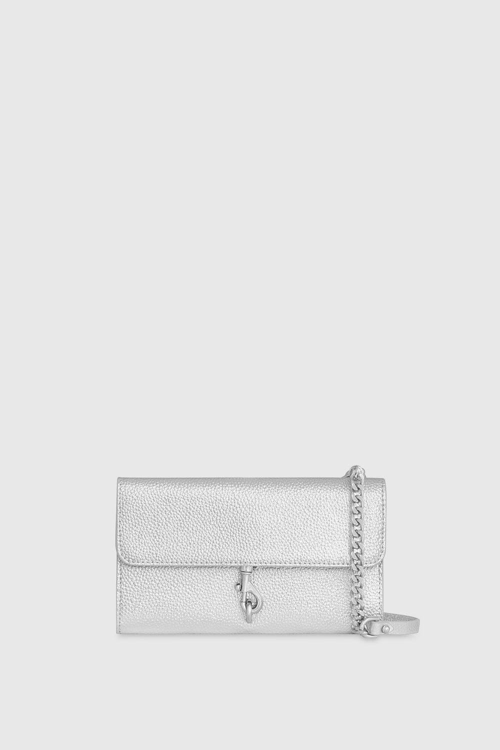 Rebecca Minkoff Megan Wallet On Chain Silver