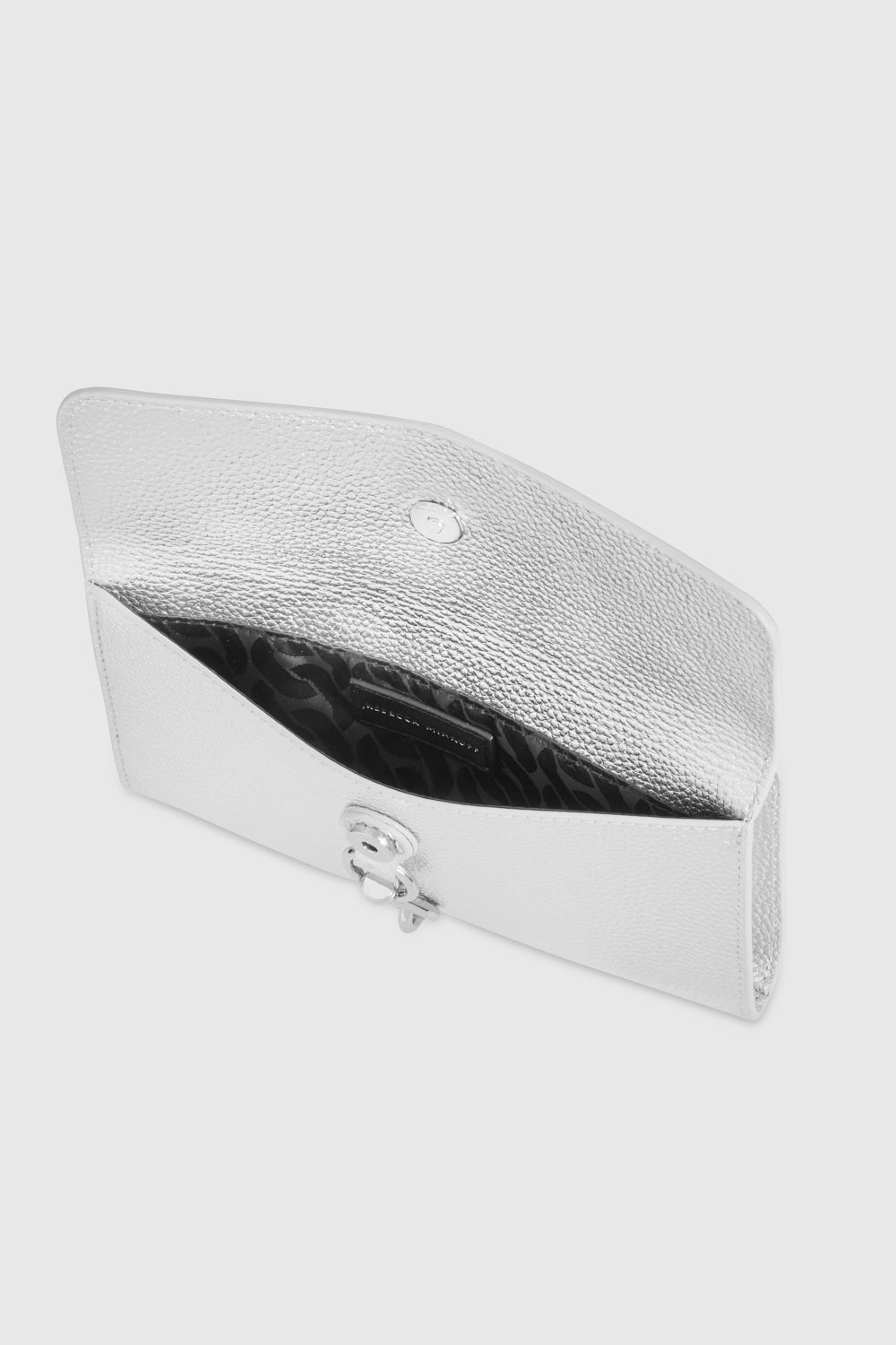 Rebecca Minkoff Megan Wallet On Chain Silver