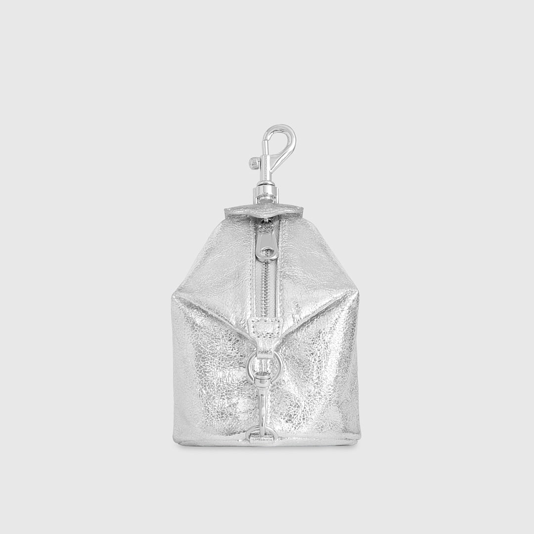 Rebecca Minkoff Mini Julian Key Fob Silver