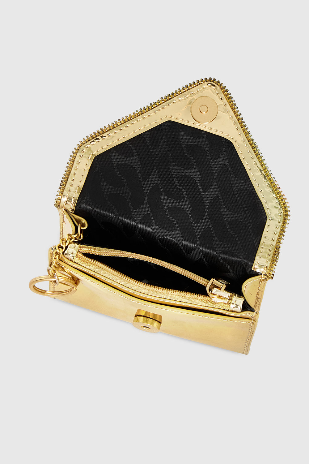 Rebecca Minkoff Leo Card Case Gold