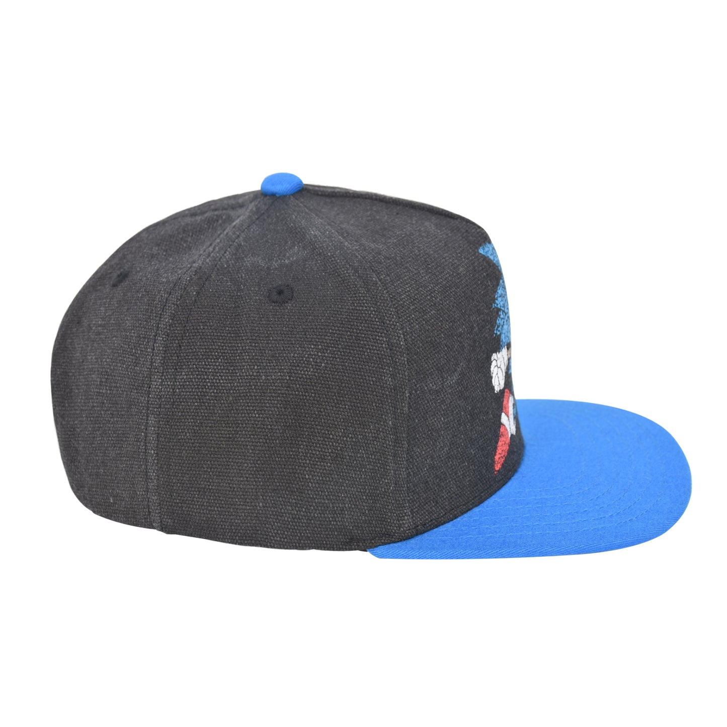 Concept One Girls Shadow The Hedgehog Baseball Cap, Kids Sonic Cotton Adjustable Snapback Hat with 3D Ears and Flat Brim