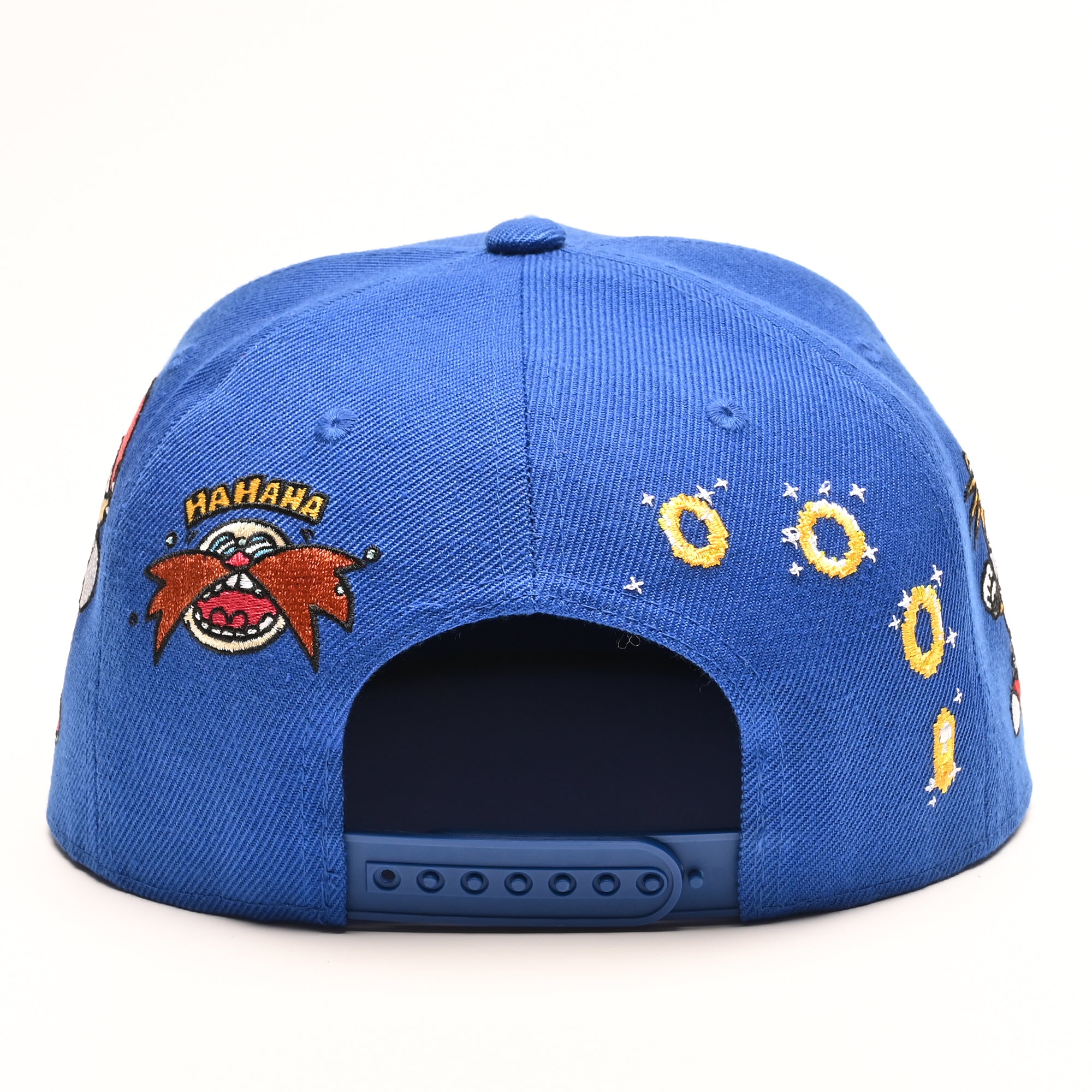 Concept One Men's Sonic The Hedgehog Cap, Embroidered Logo Baseball Hat with Flat Brim, Adjustable