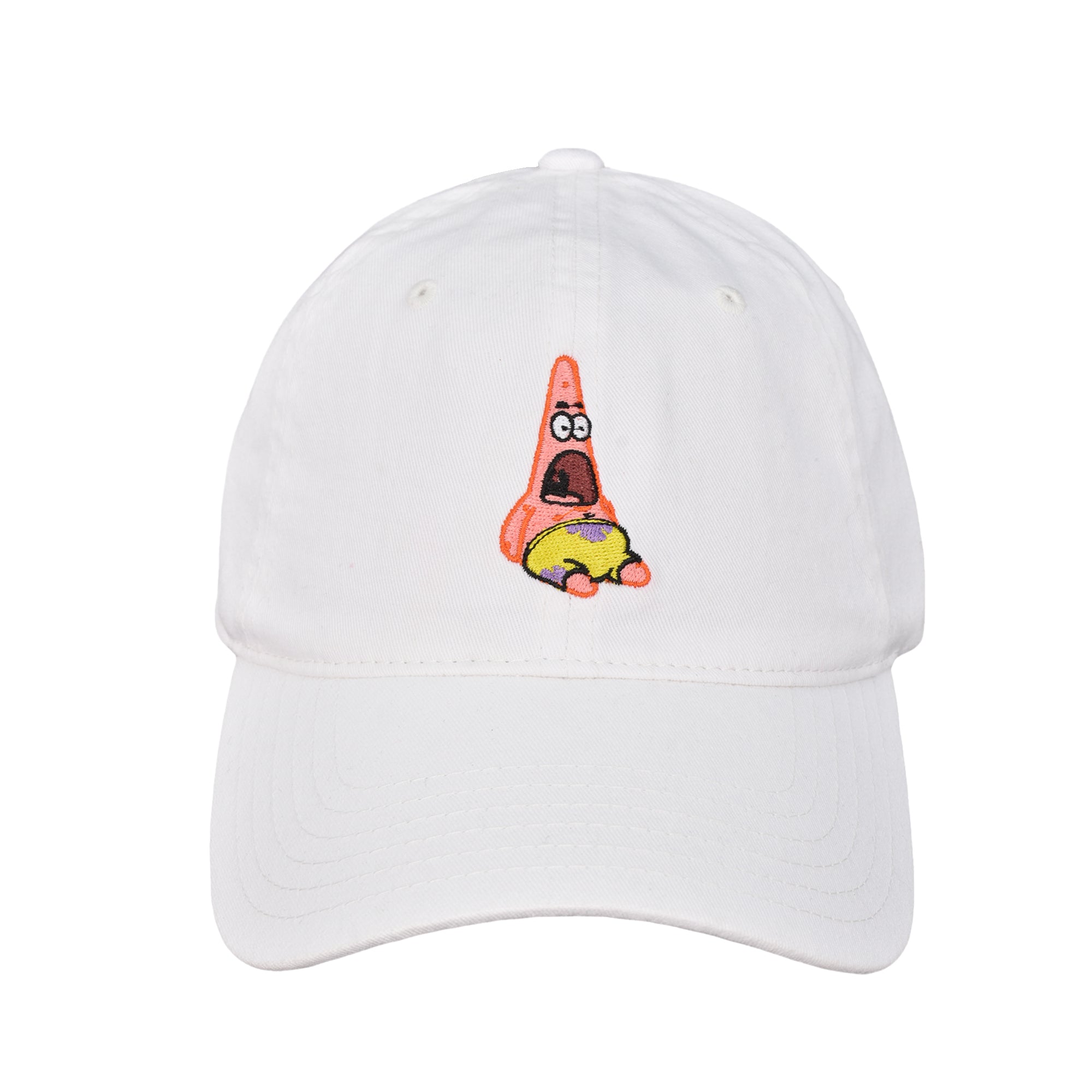 Spongebob Squarepants Dad Hat, Cotton Adult Baseball Cap with Curved Brim