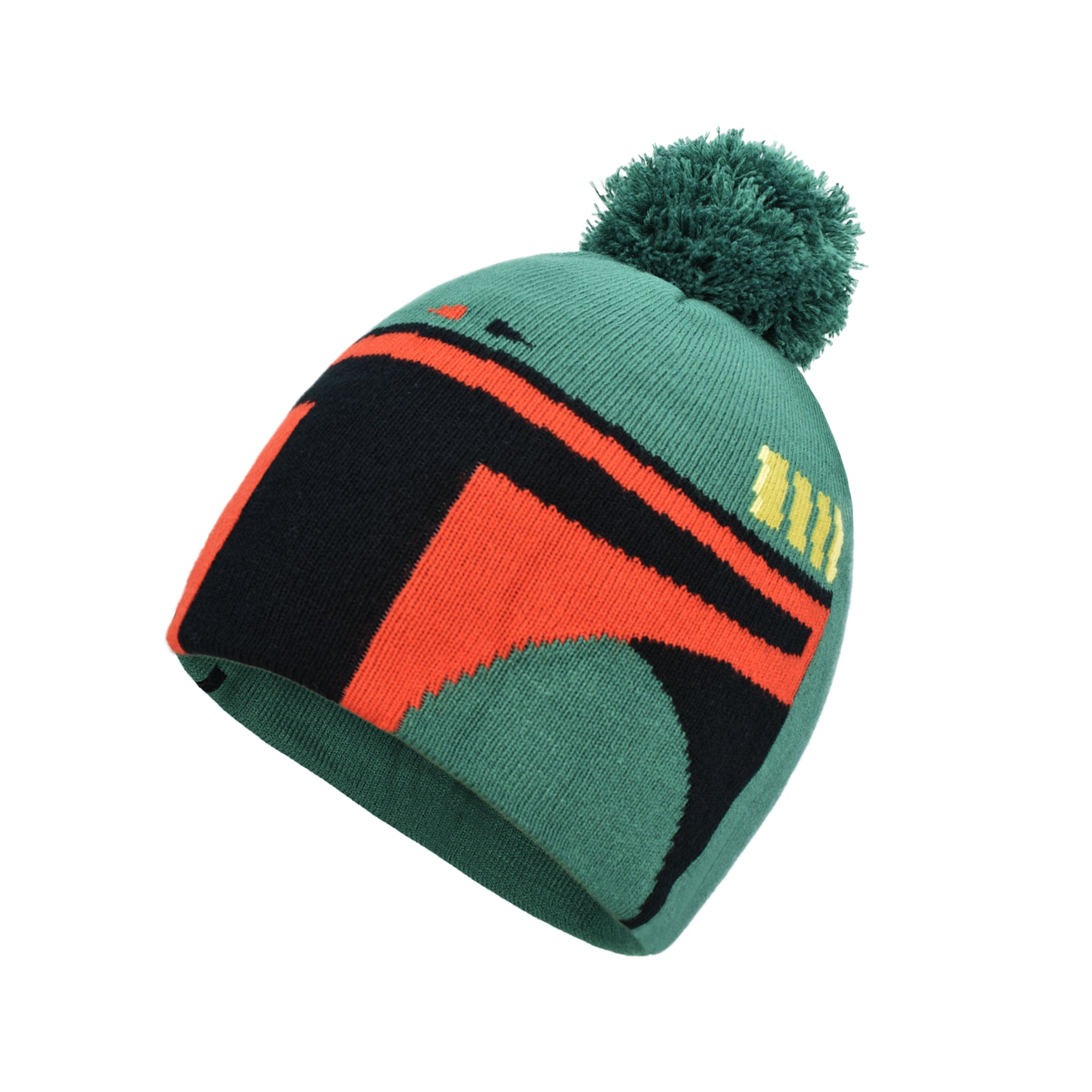 STAR WARS Boba Fett Knitted Acrylic Winter Hat Beanie, Green, One Size