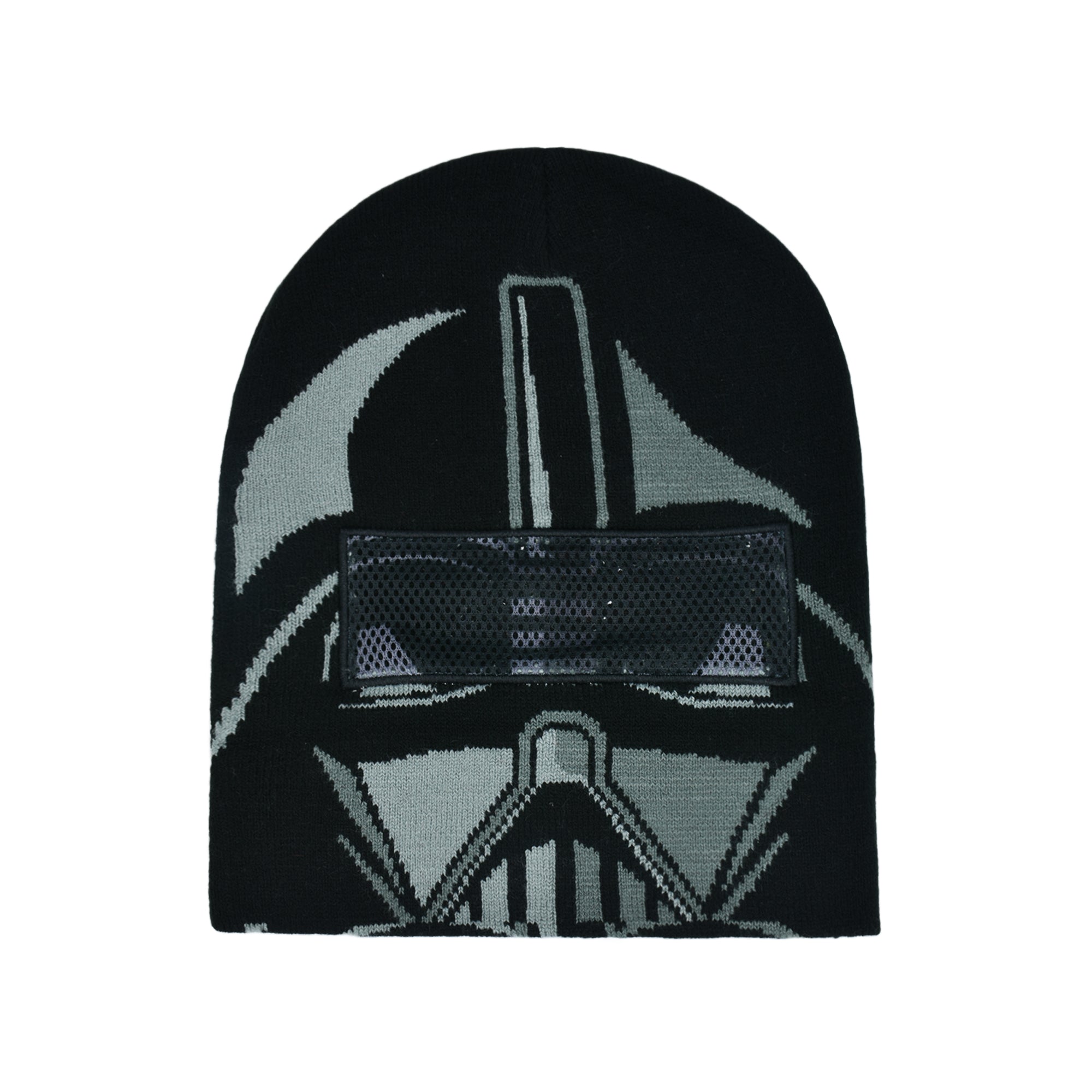 STAR WARS Darth Vader Roll Down Cuff Beanie Hat, Black, One Size