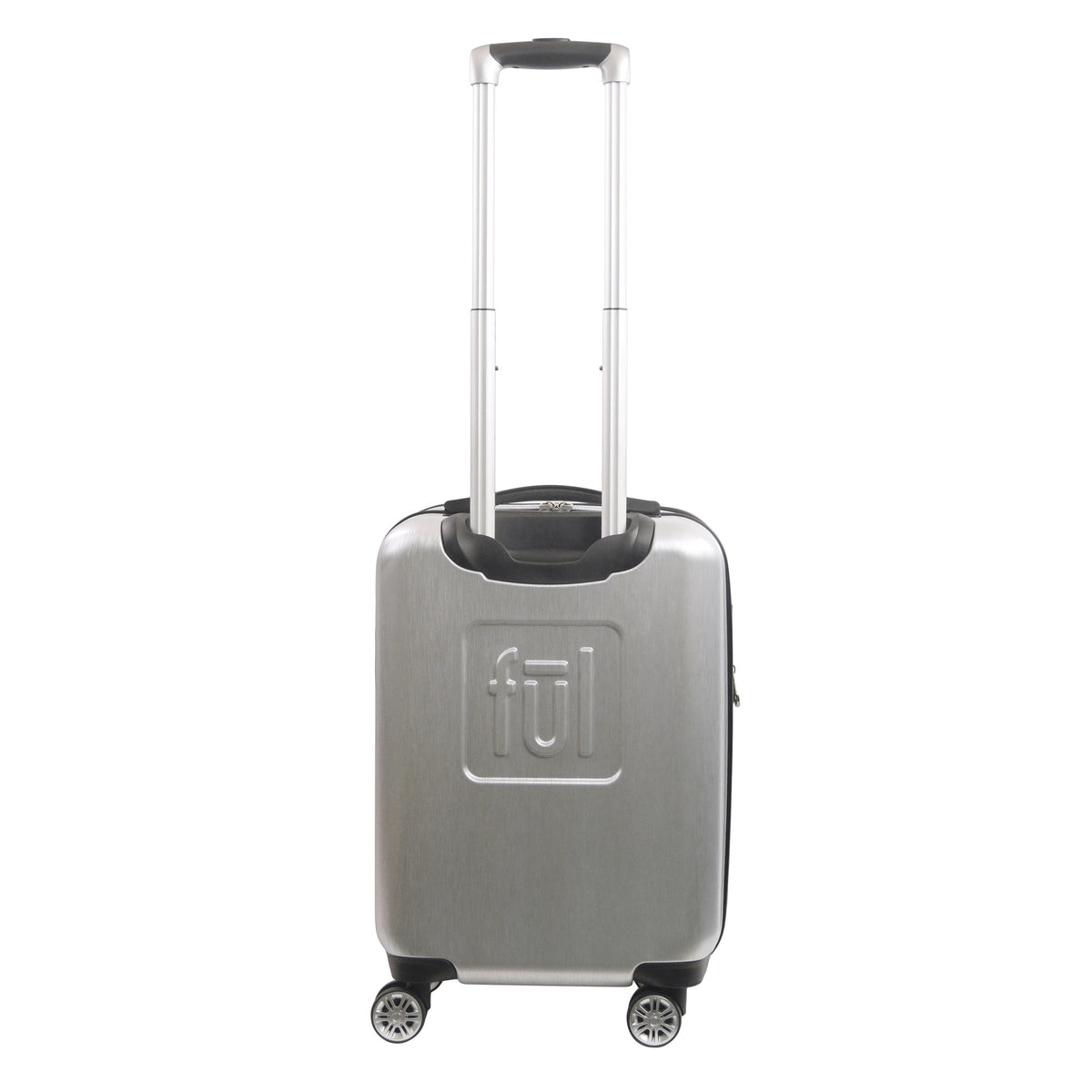 Ful Peanuts Snoopy & Woodstock Silver 22" Carry-on Spinner Luggage
