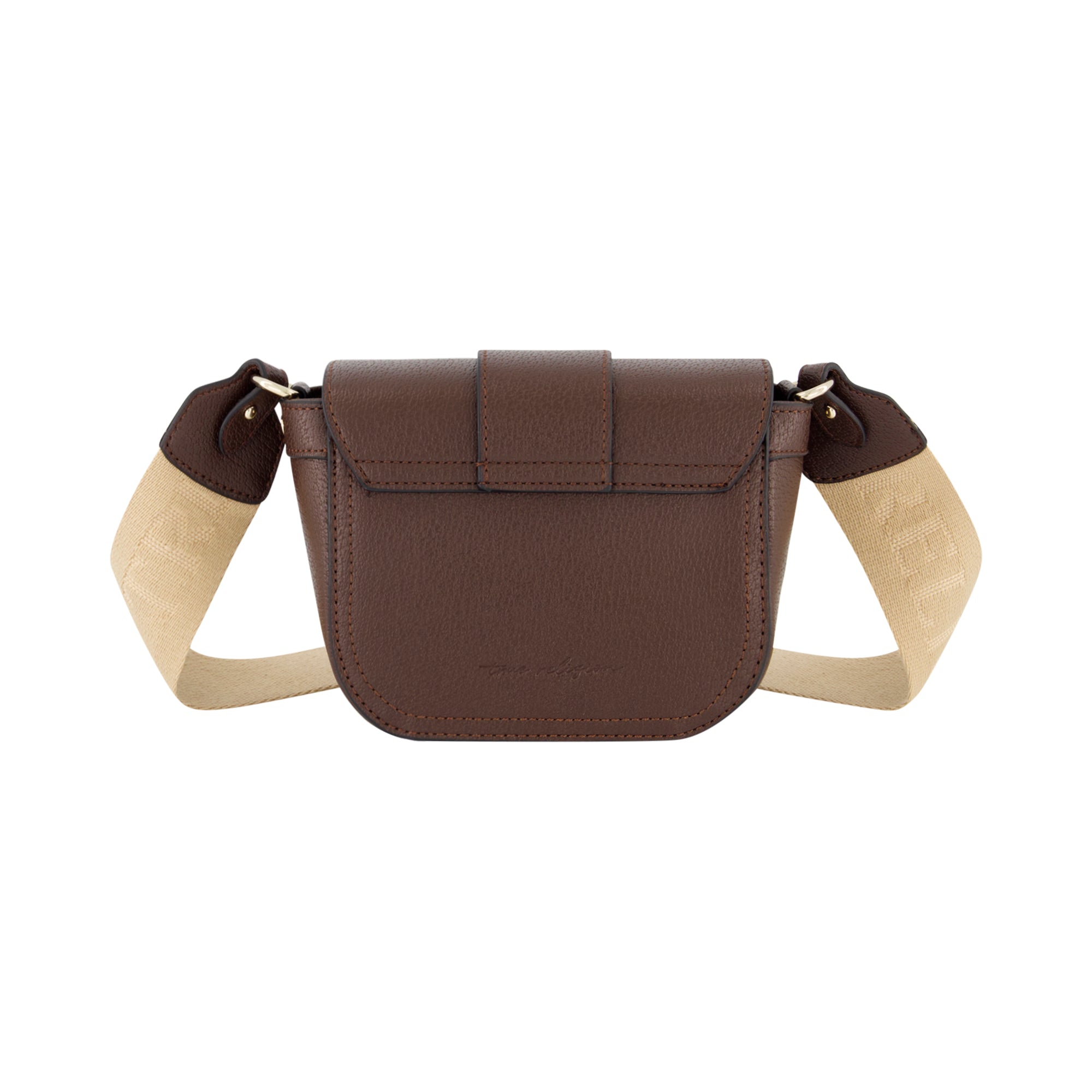 True Religion Mini Flap Crossbody, Brown