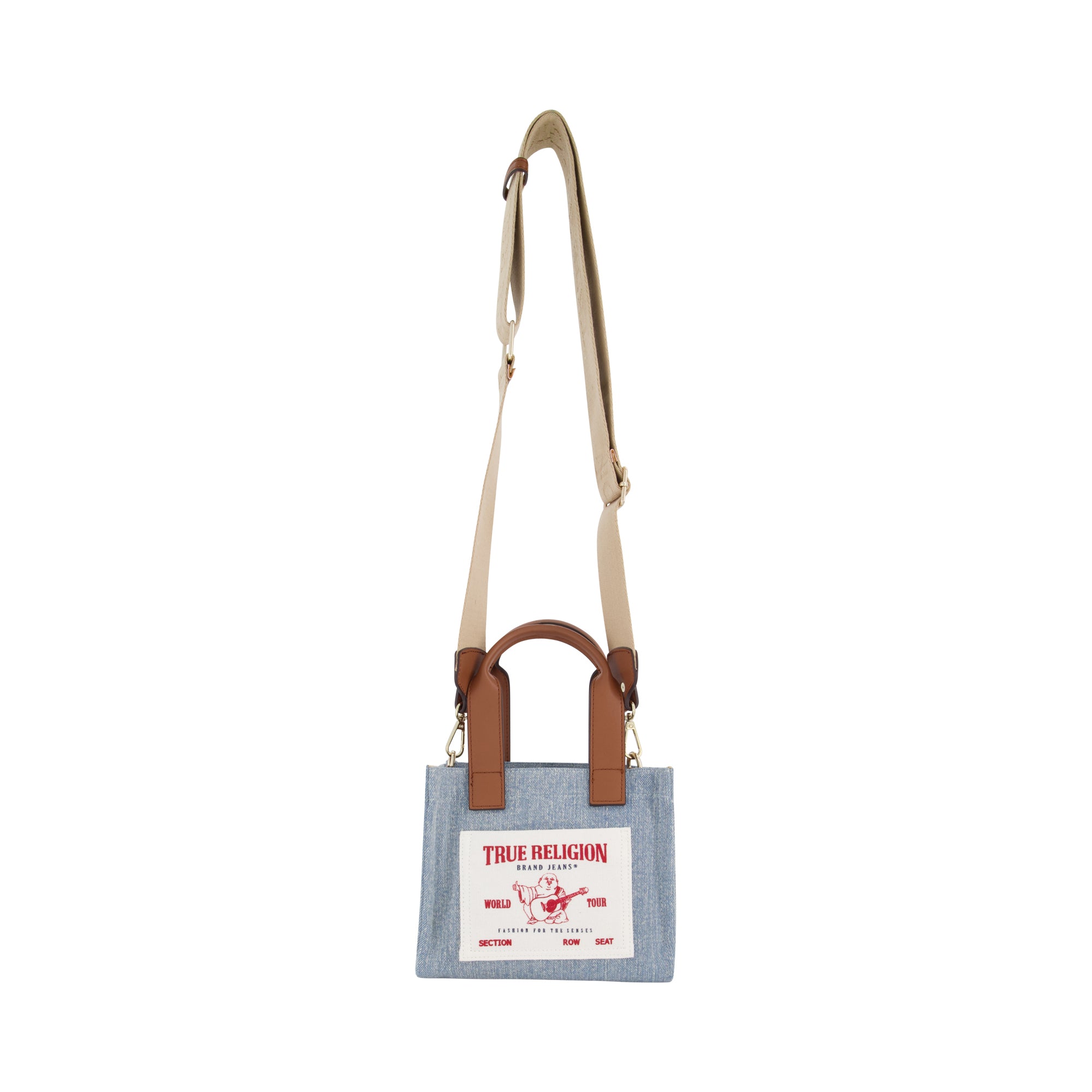 True Religion Mini Tote, Denim