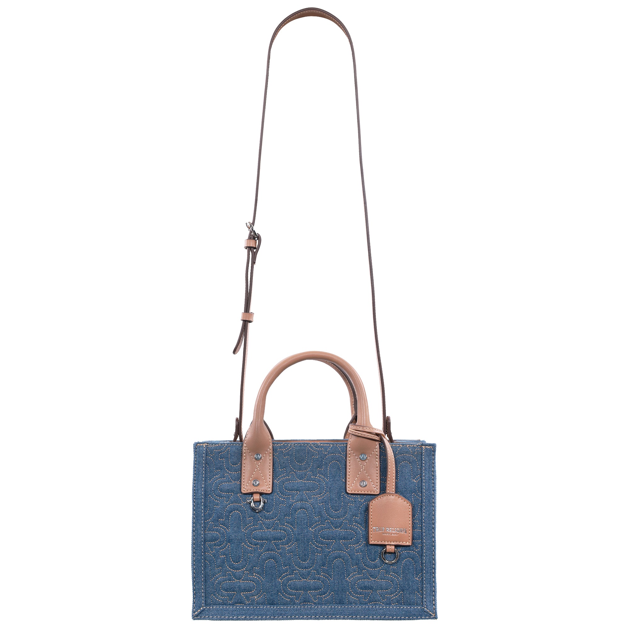 True Religion Quilted Horseshoe Modern Tote