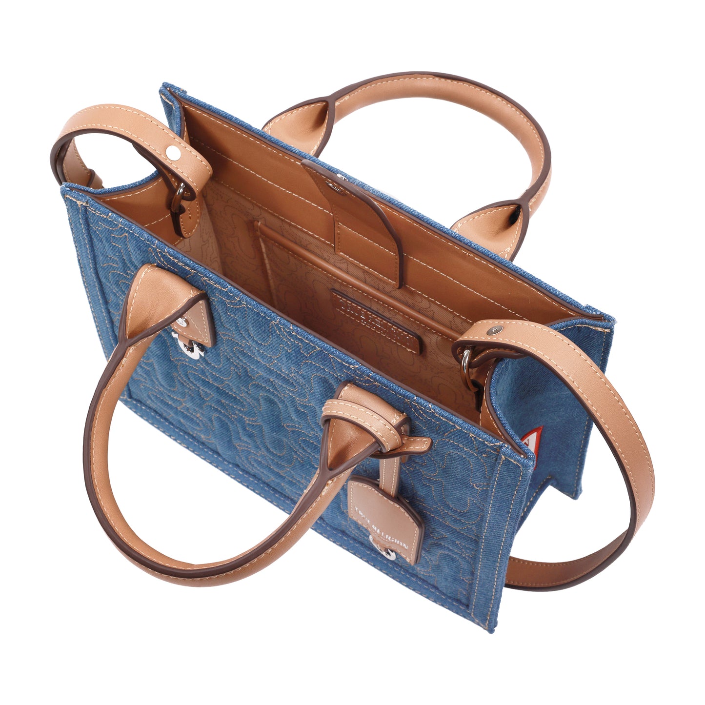 True Religion Quilted Horseshoe Modern Tote