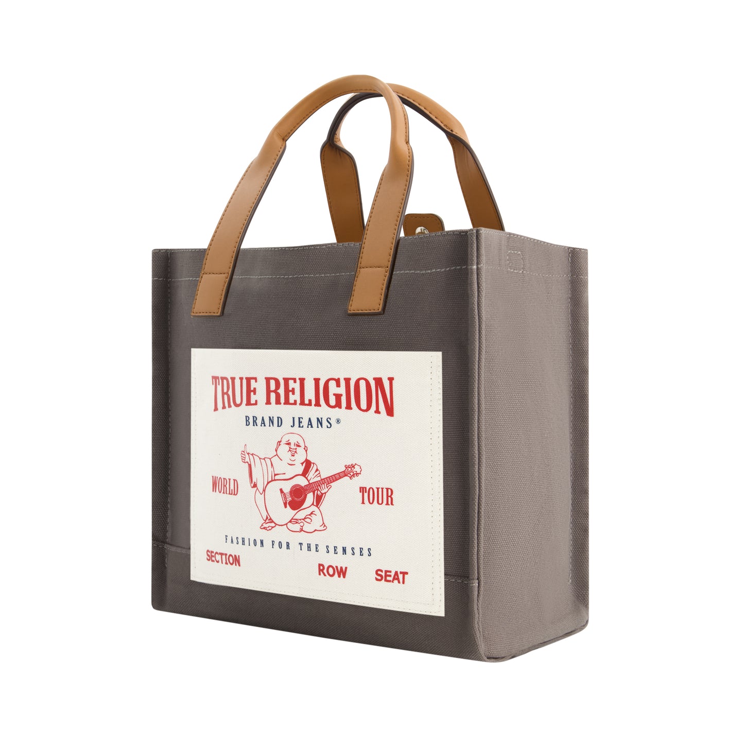 True Religion Medium Pocket Tote, Grey