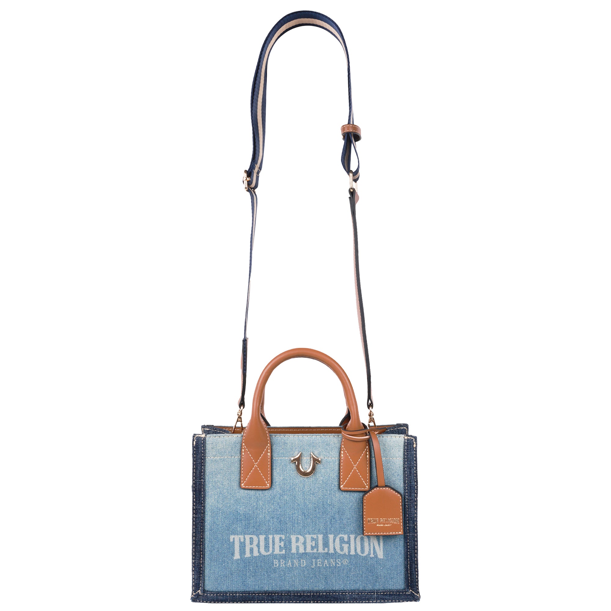 True Religion Modern Edge Denim Tote