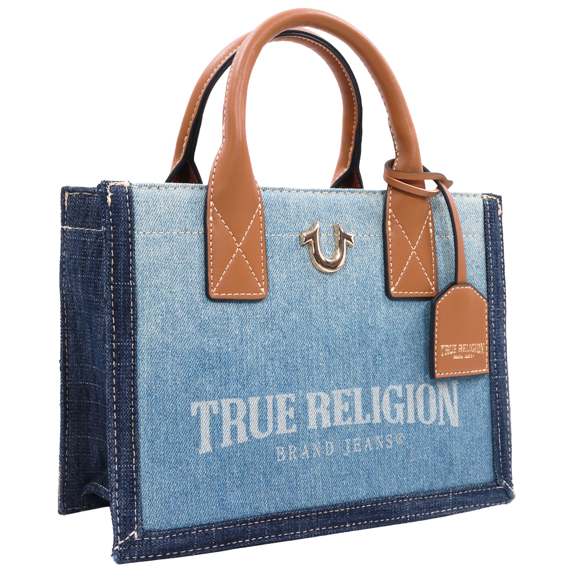 True Religion Modern Edge Denim Tote