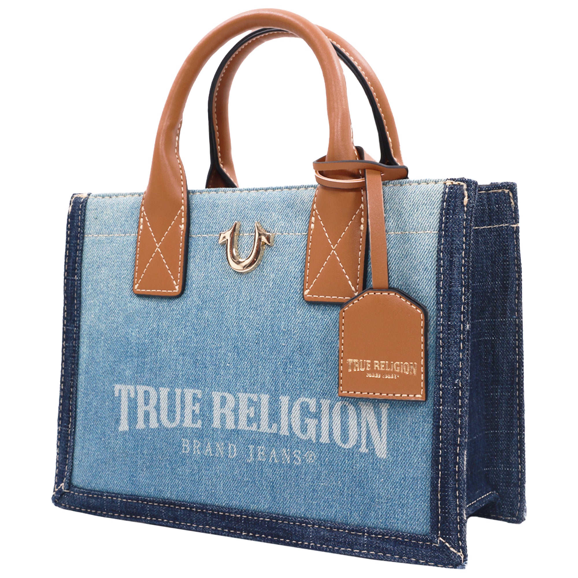 True Religion Modern Edge Denim Tote