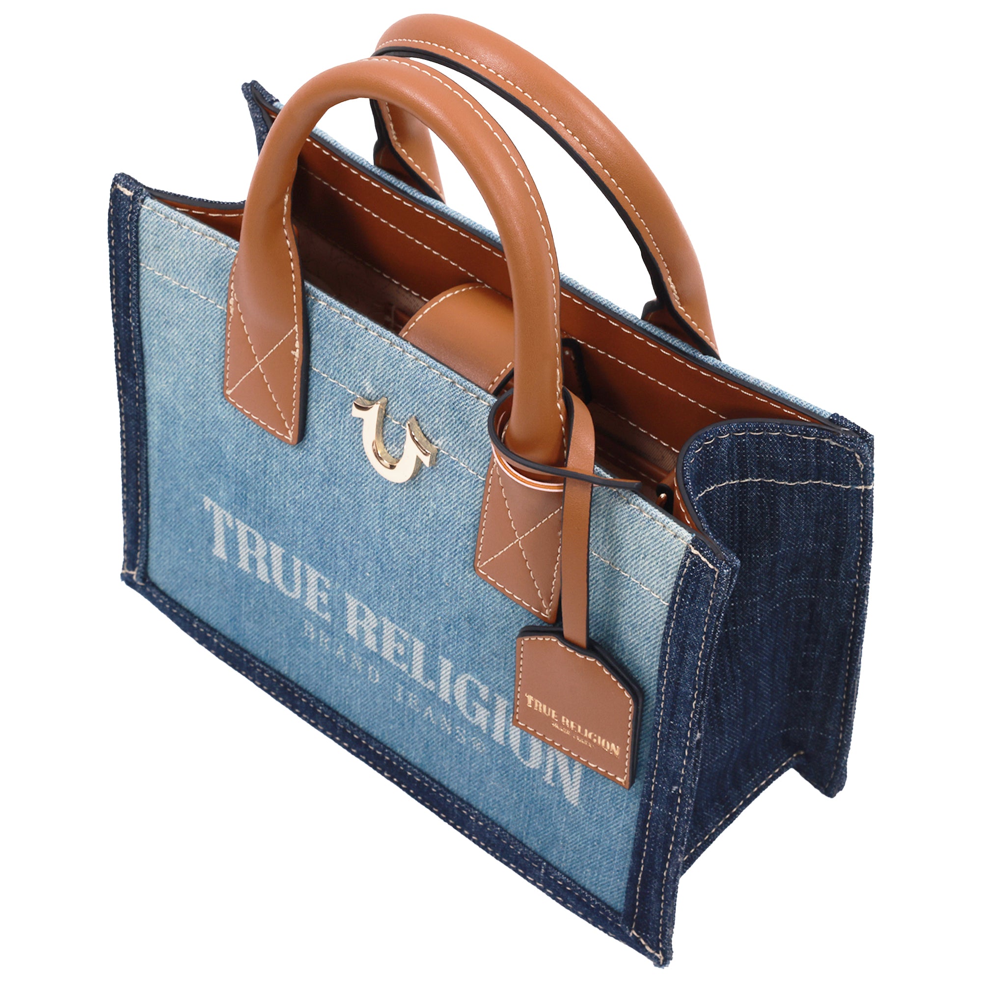 True Religion Modern Edge Denim Tote