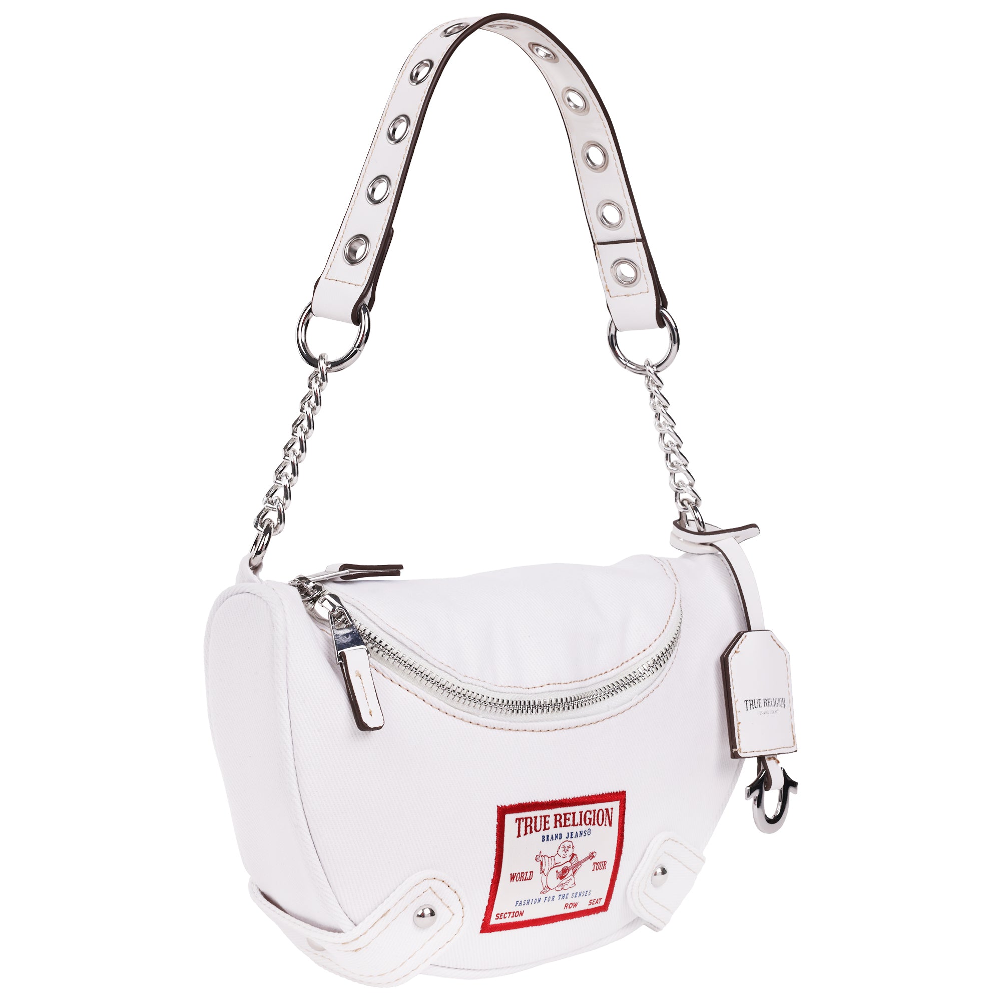 True Religion Chain Handle Denim Hobo